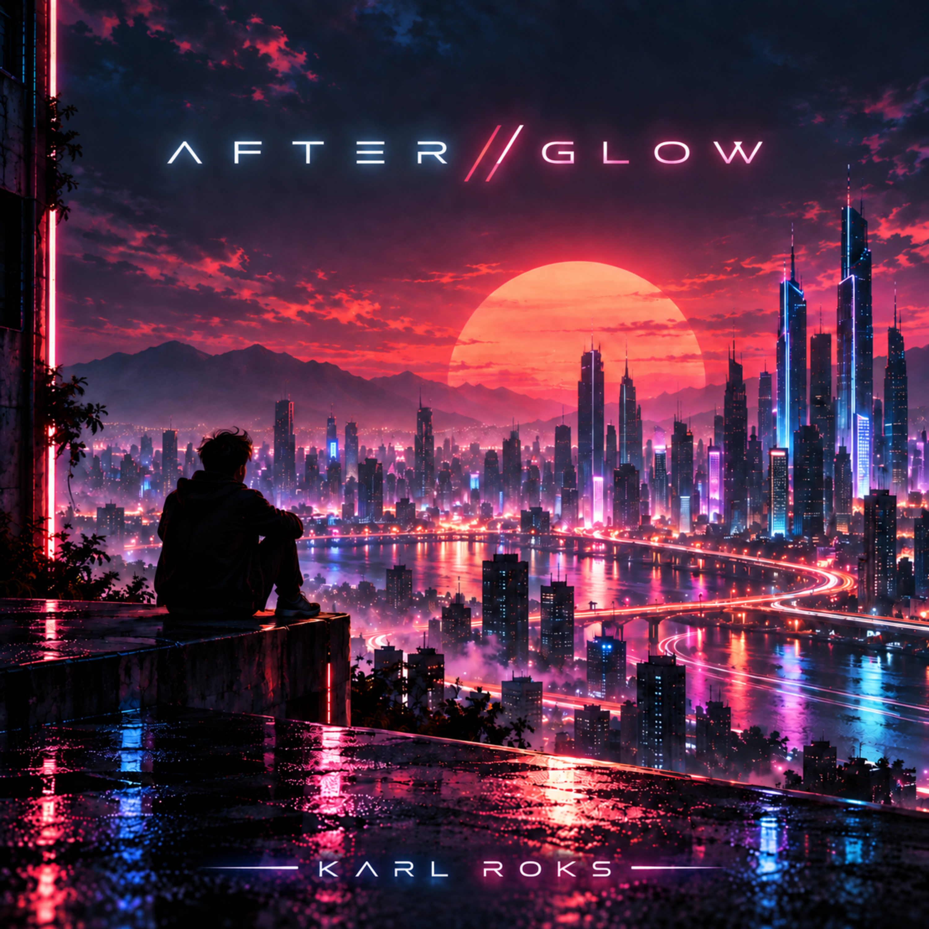 AFTER//GLOW by Karl Roks cover art