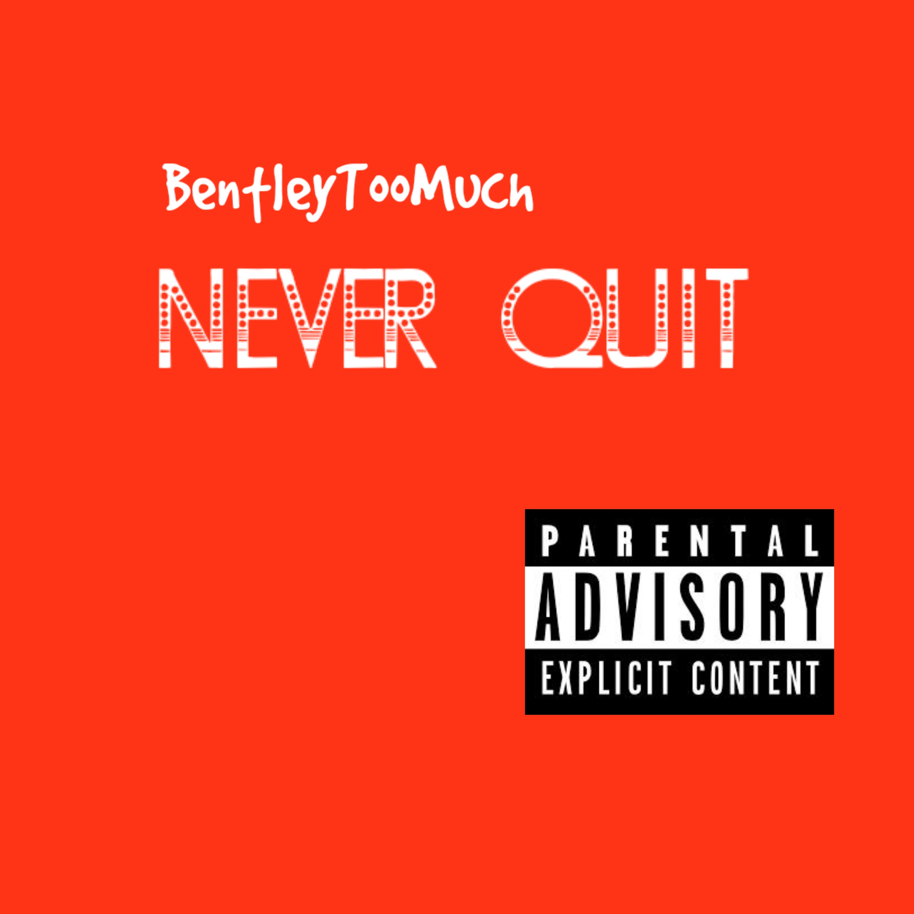 Never quit artwork