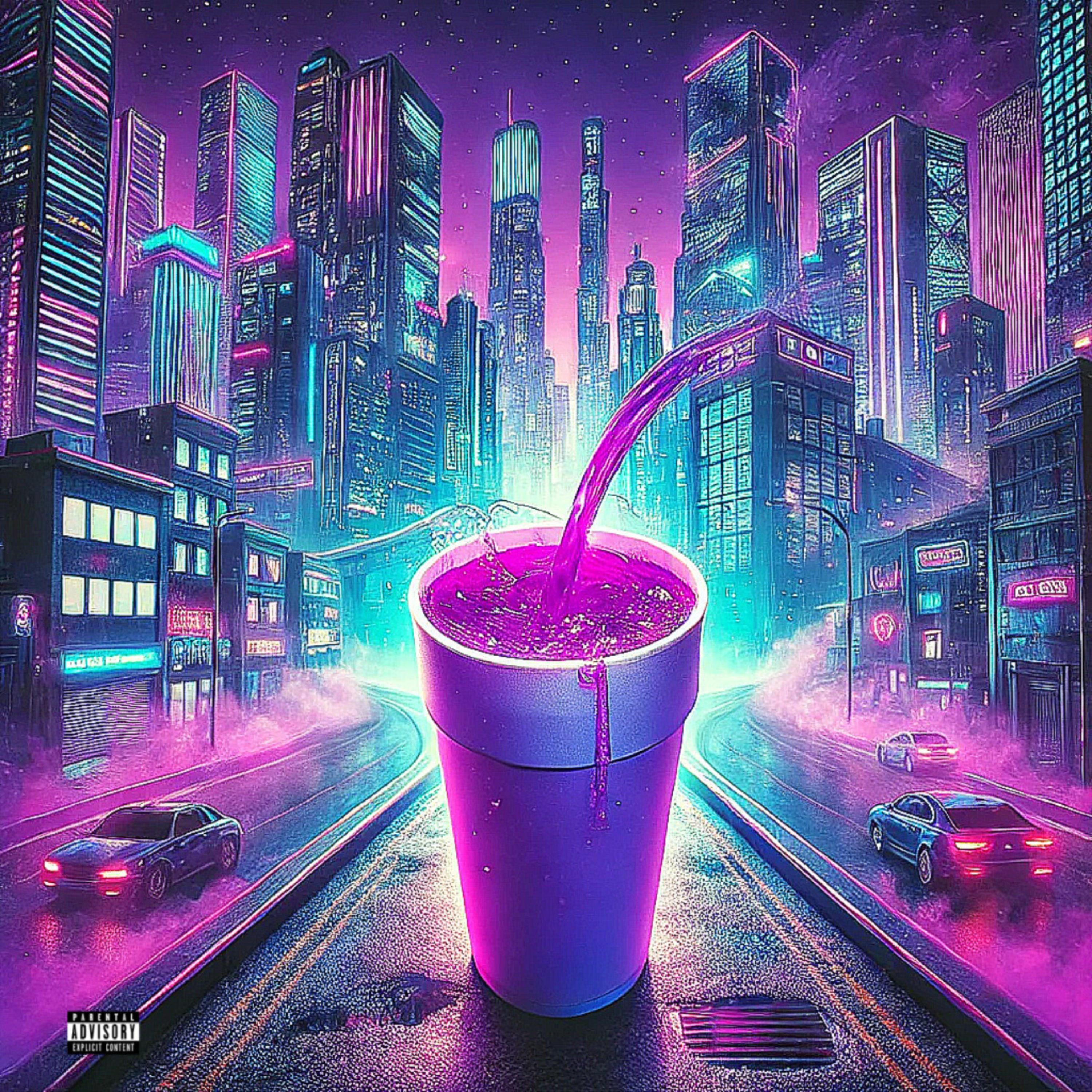 Purple artwork
