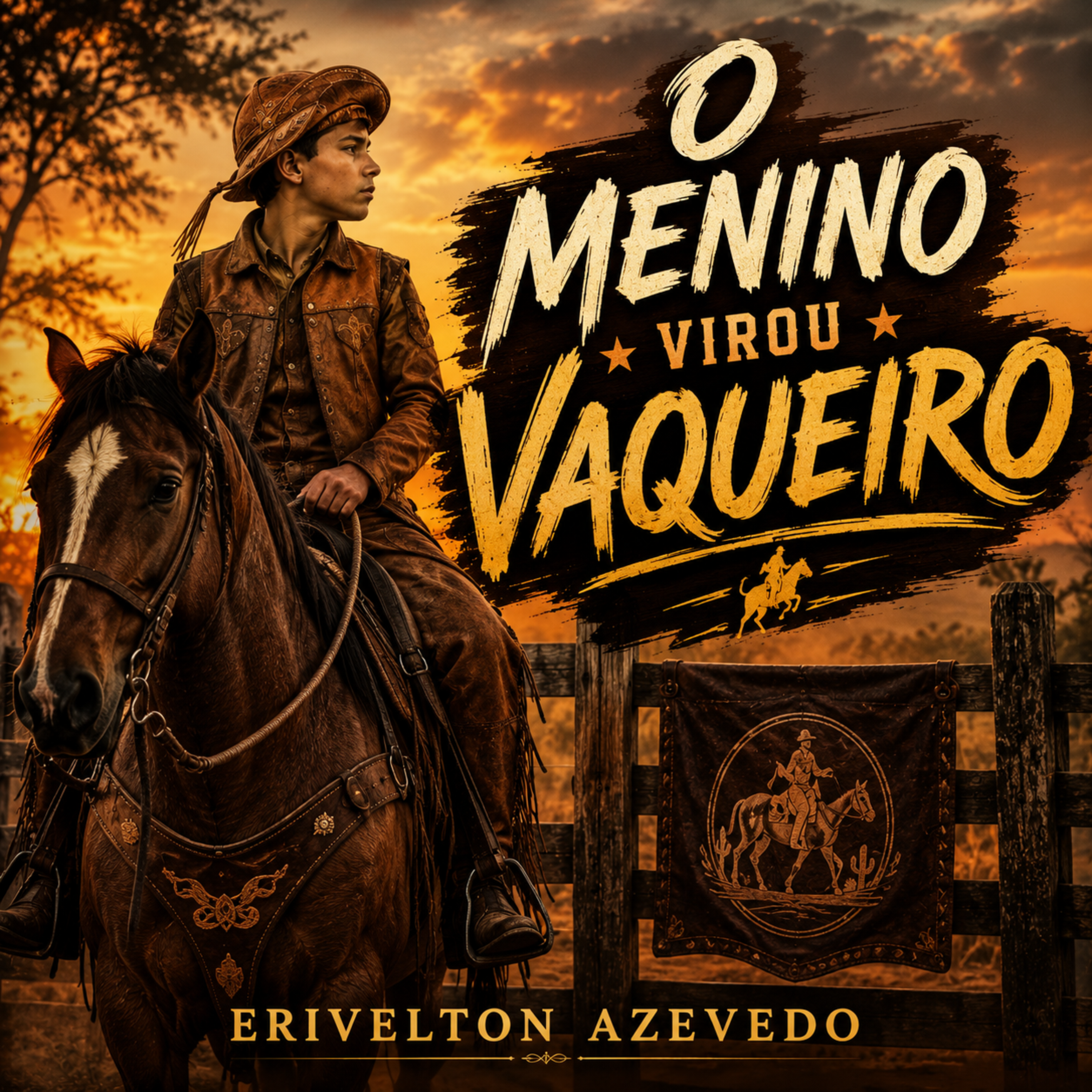 O menino virou vaqueiro by Erivelton Azevedo cover art