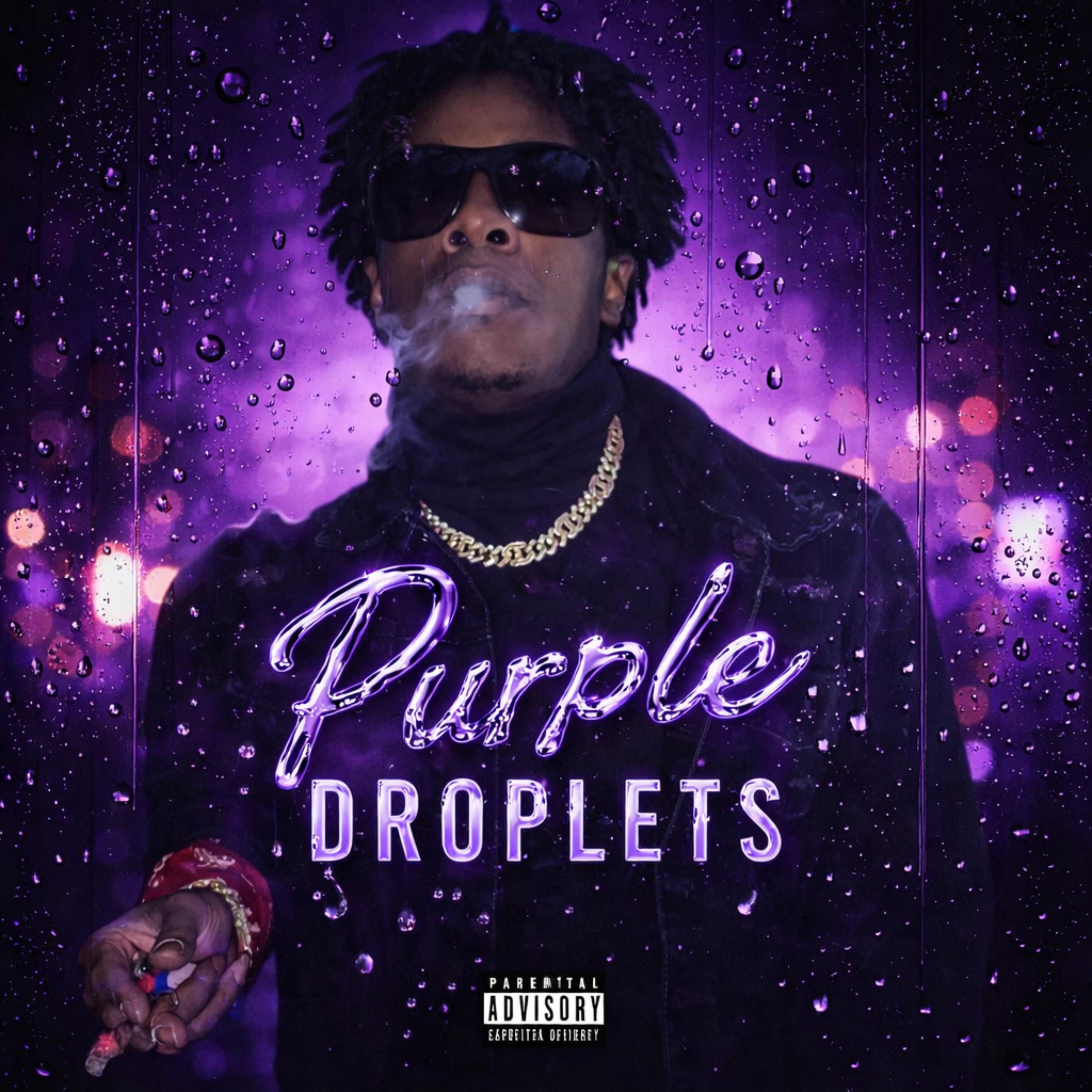 Purple Droplets artwork