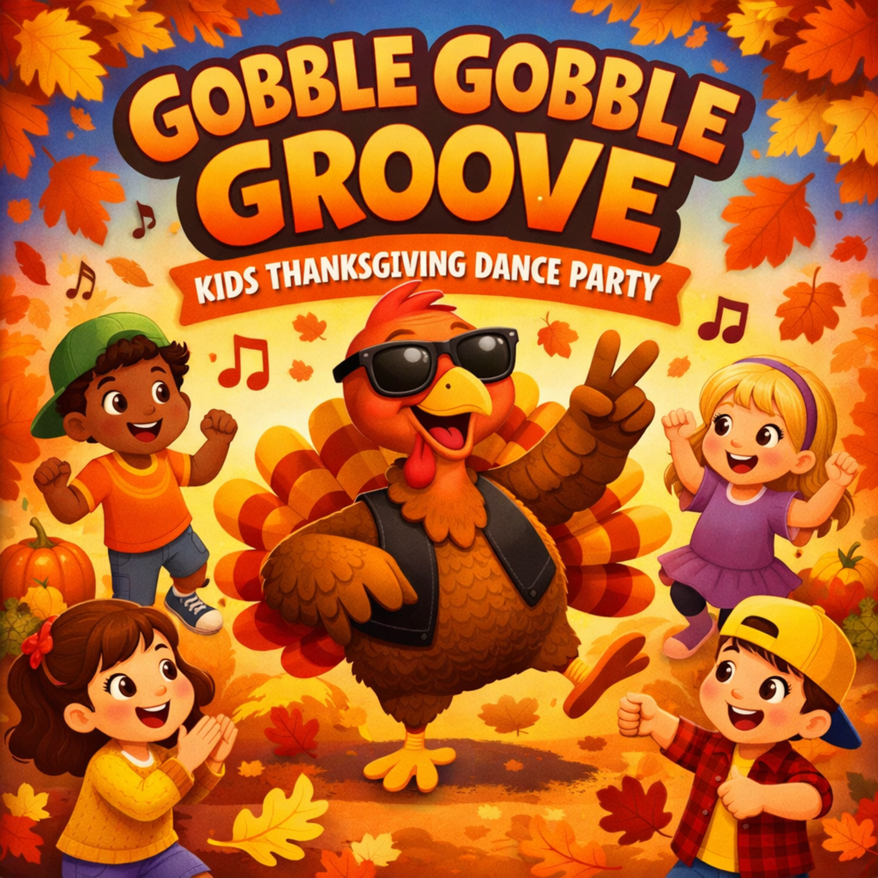 Kids ThanksGiving Dance Party artwork