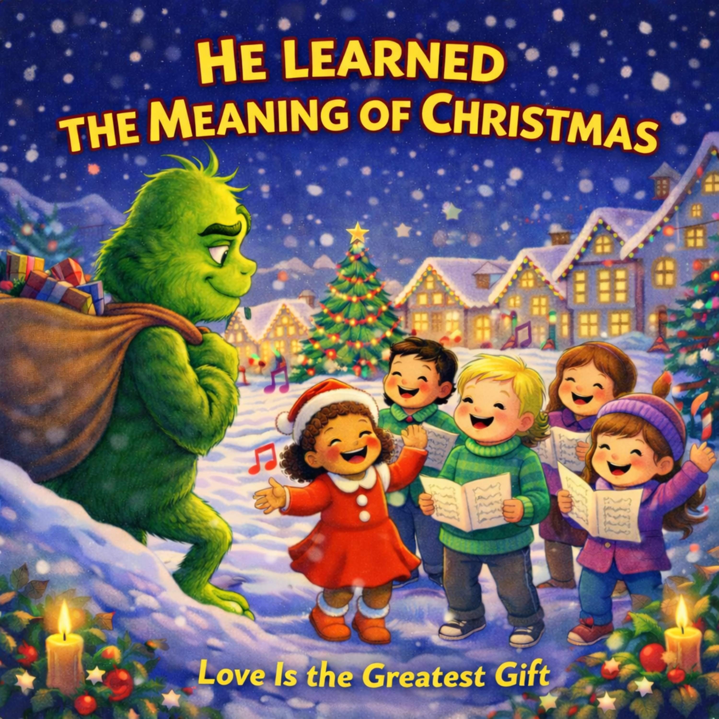 He Learned The Meaning Of Christmas artwork