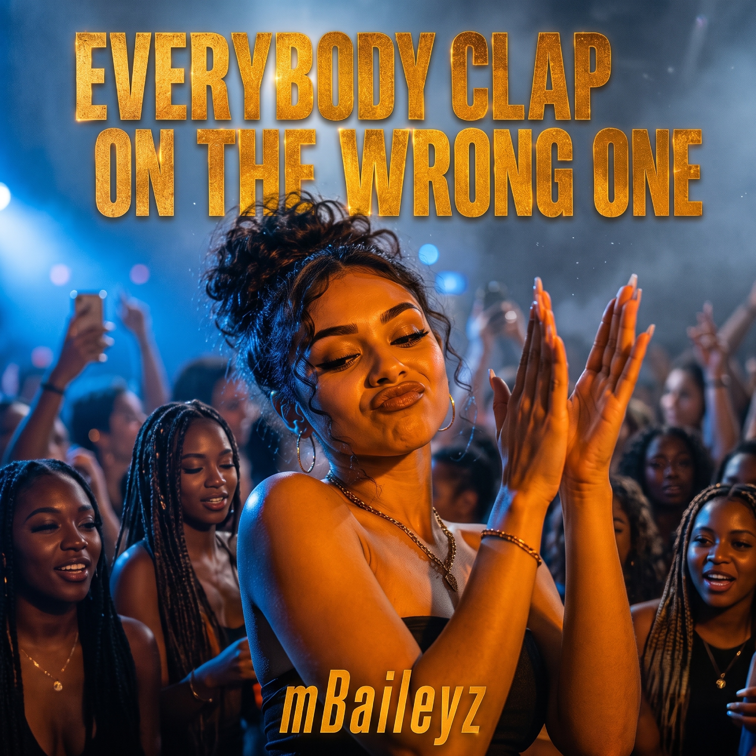 EVERYBODY CLAP ON THE WRONG ONE by mBaileyz cover art