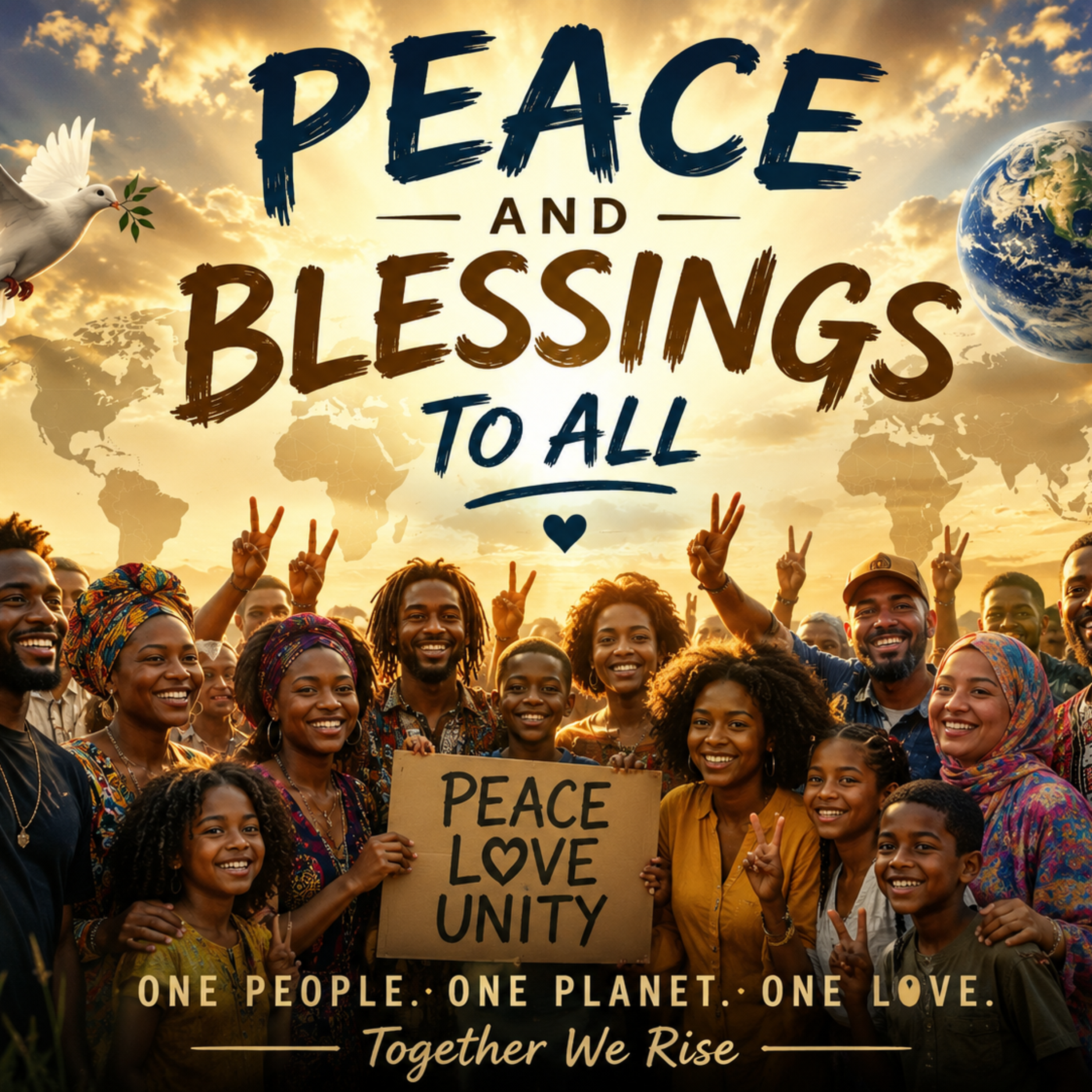 Peace and Blessings by Bro. Haroon Kelkara cover art