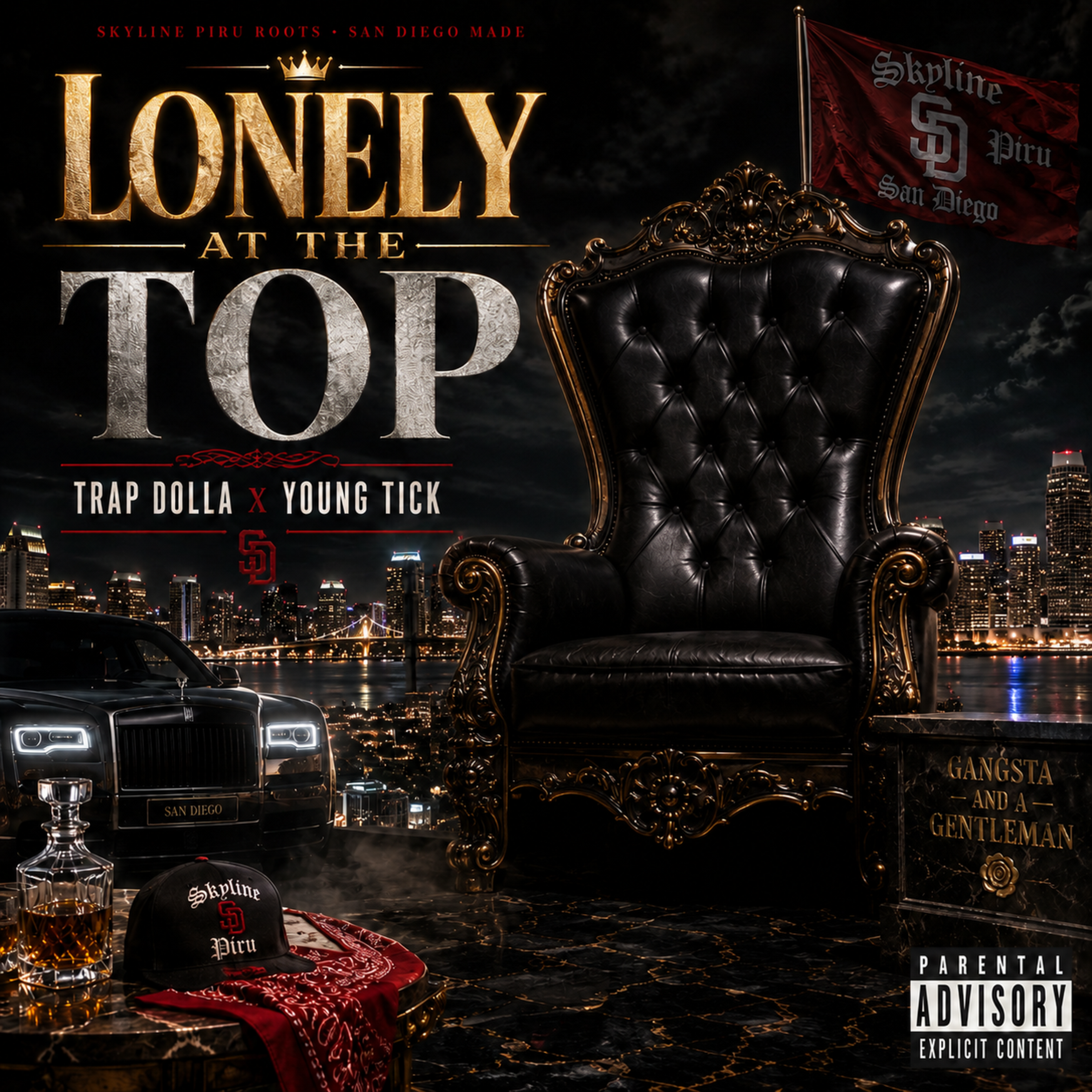 LONELY AT THE TOP by Trap Dolla cover art