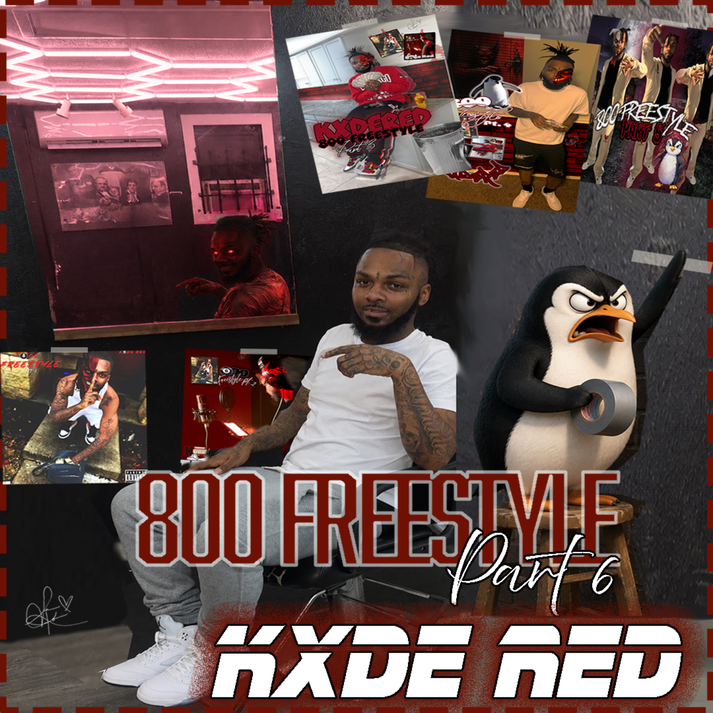 800 Freestyle Pt 6 by Kxde Red Kasino cover art