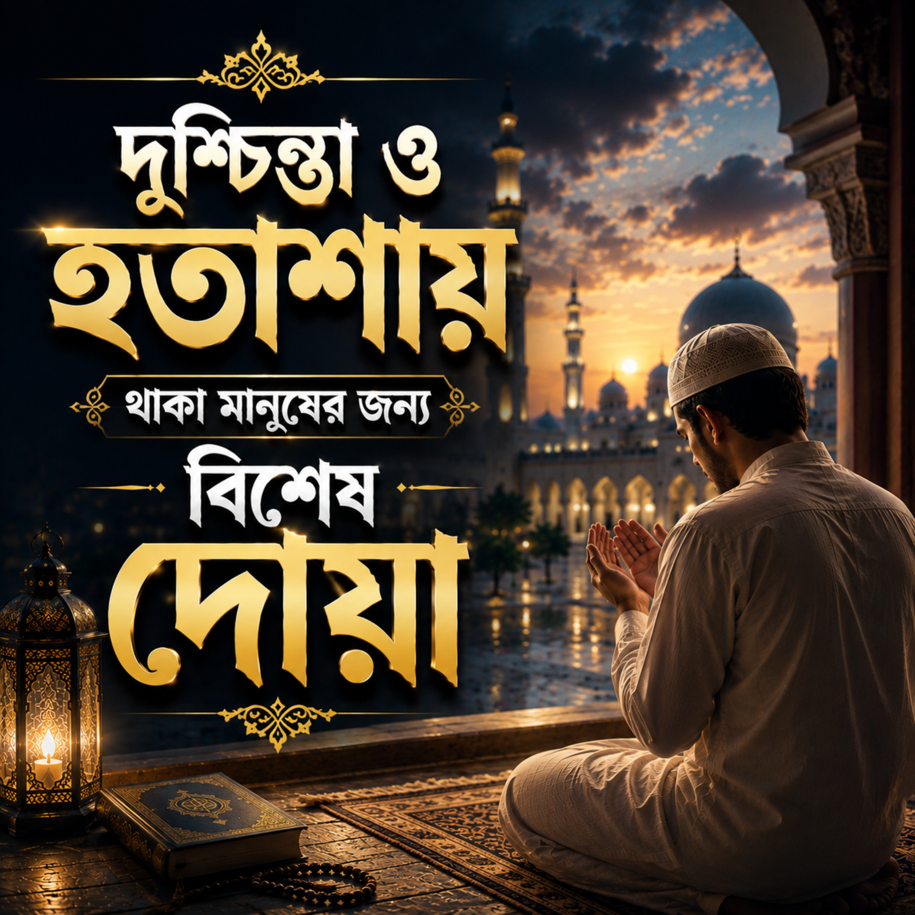 দুশ্চিন্তা ও হতাশায় থাকা মানুষের জন্য বিশেষ দোয়া by Ananya Sharma cover art