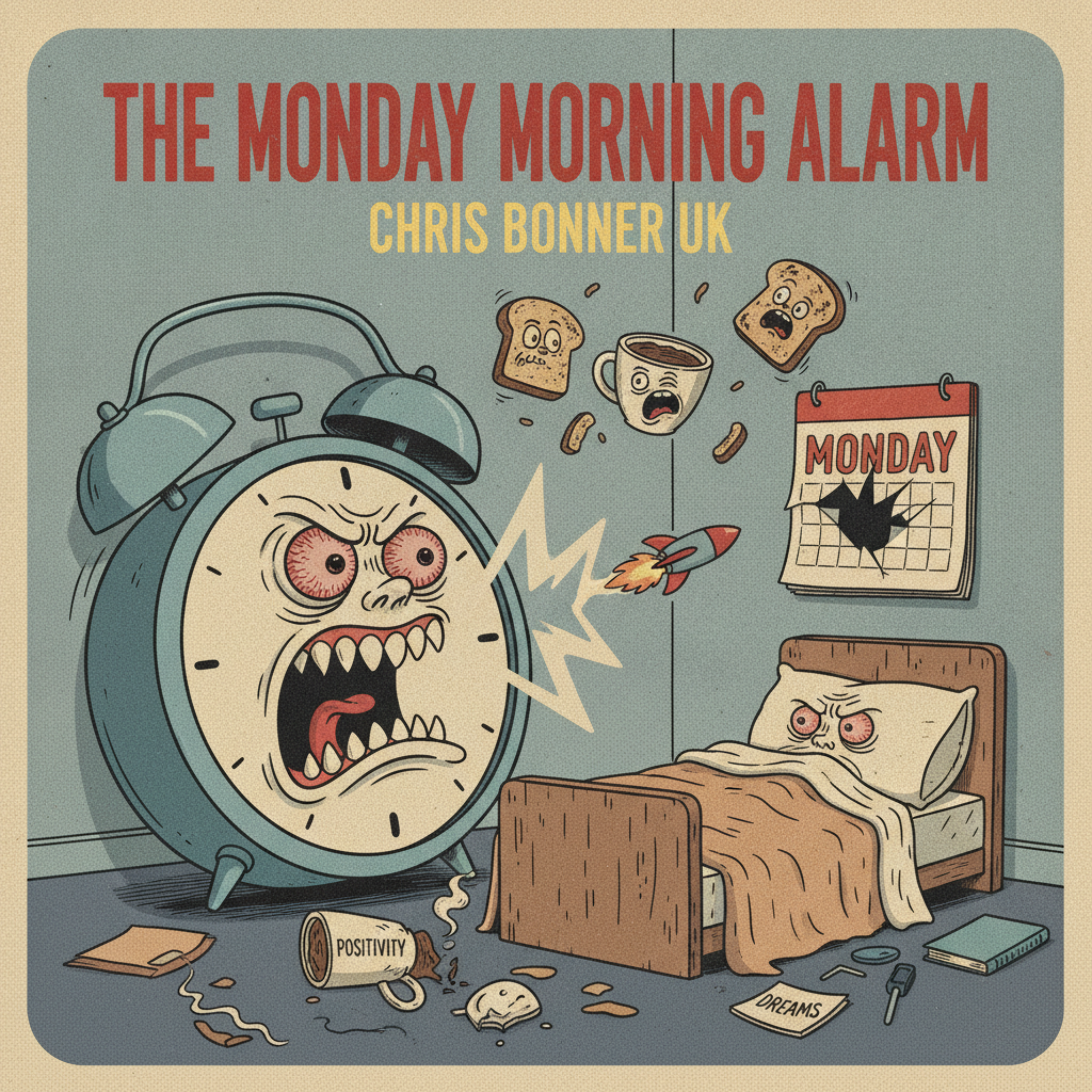 The Monday Morning Alarm by Chris Bonner UK cover art