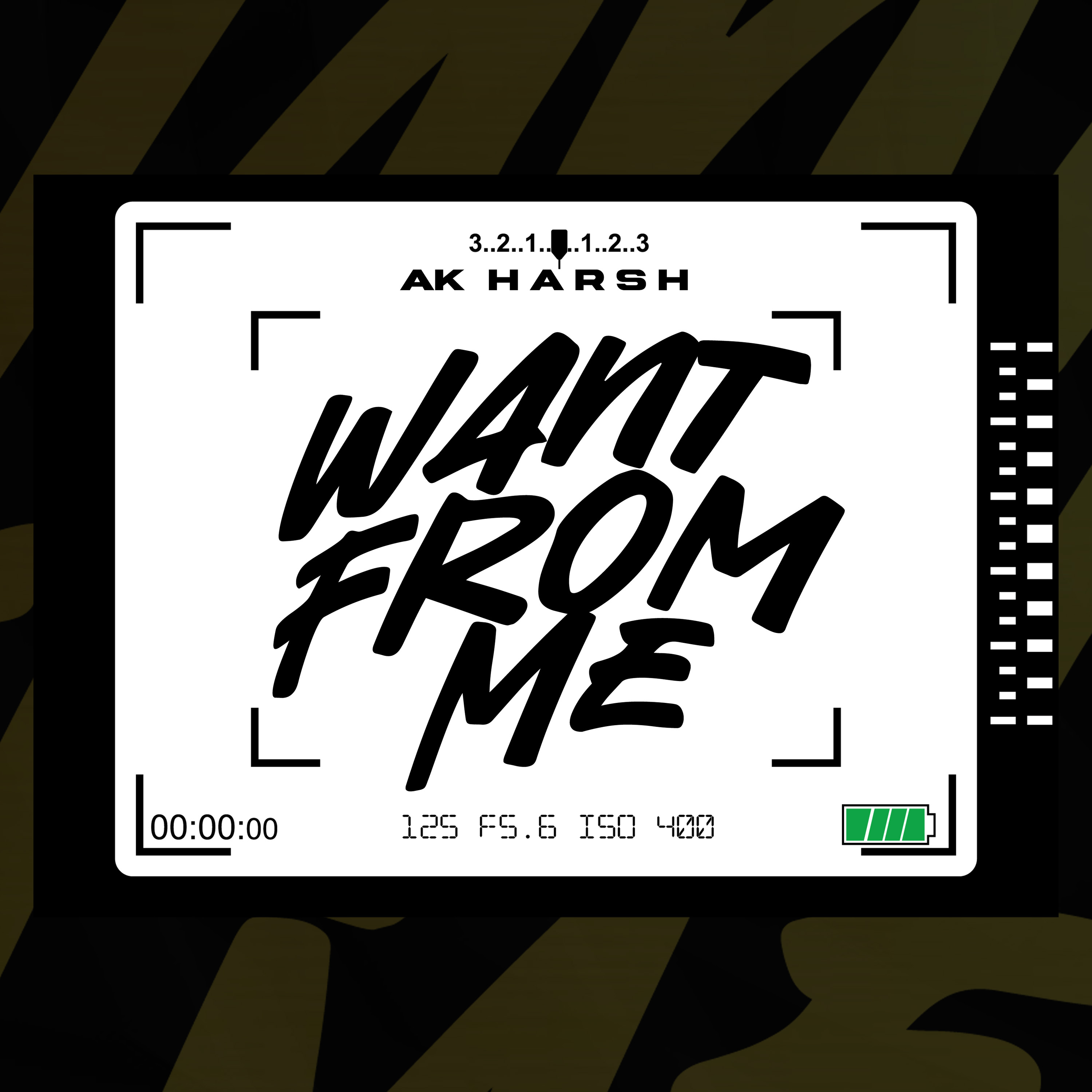 WANT FROM ME  artwork