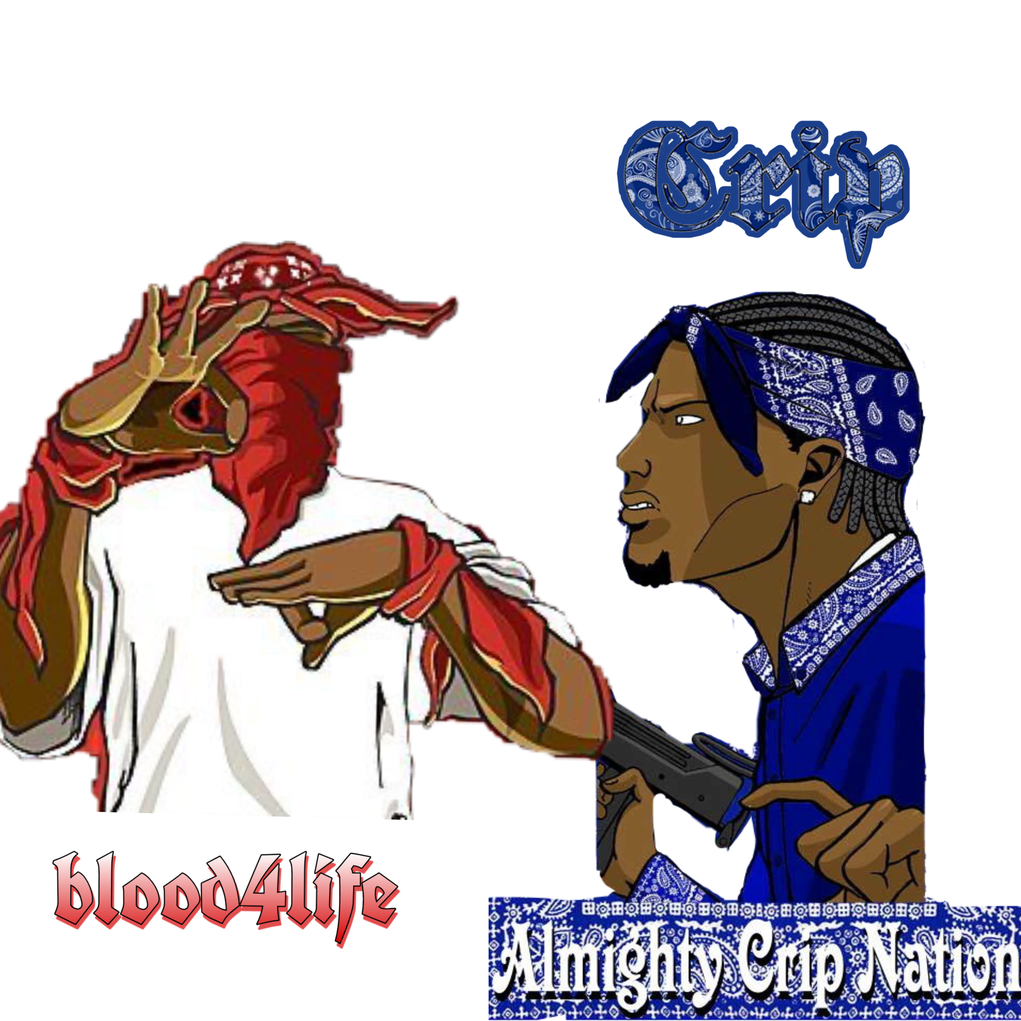 Blood Vs Crip artwork