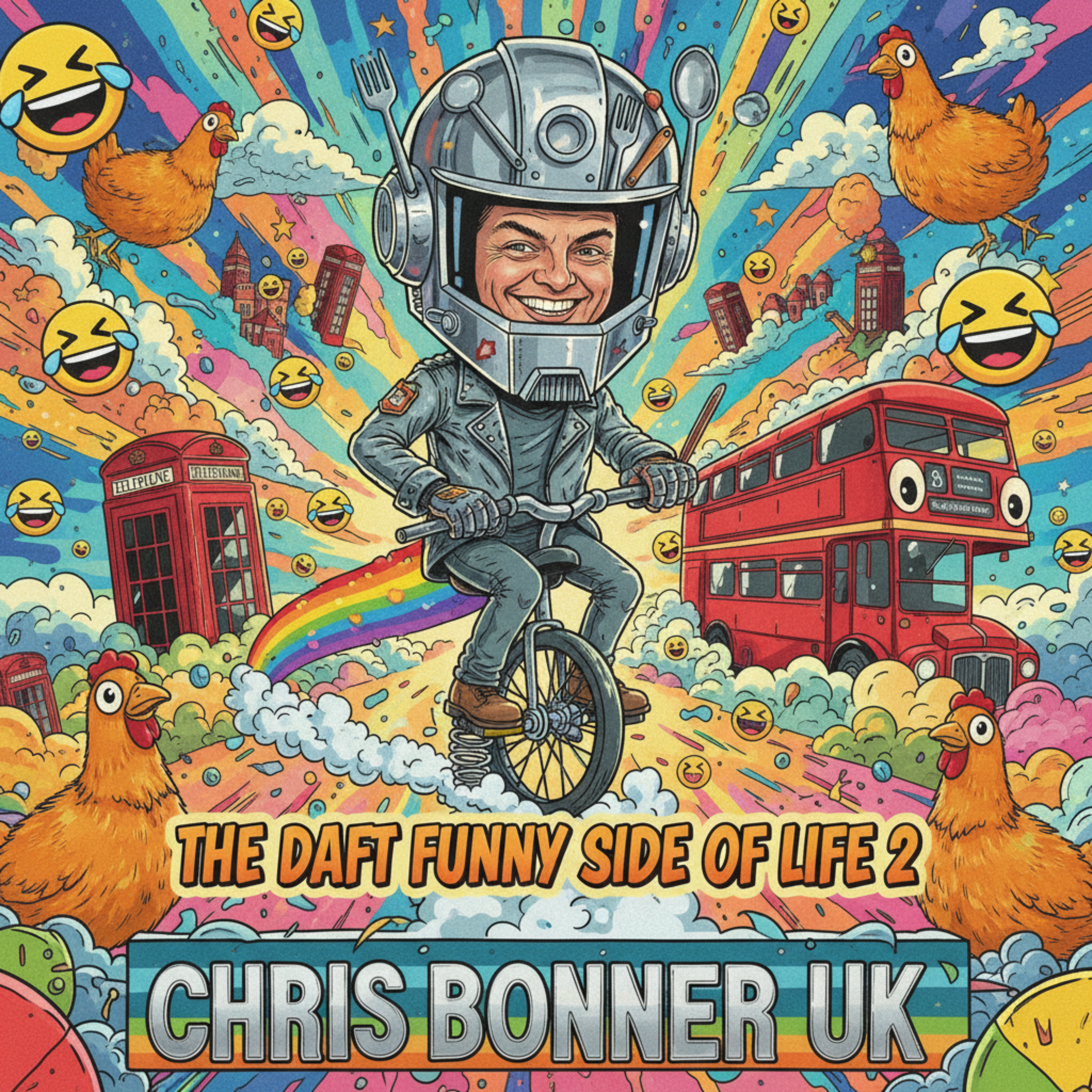 The Daft Funny Side Of Life 2 by Chris Bonner UK cover art