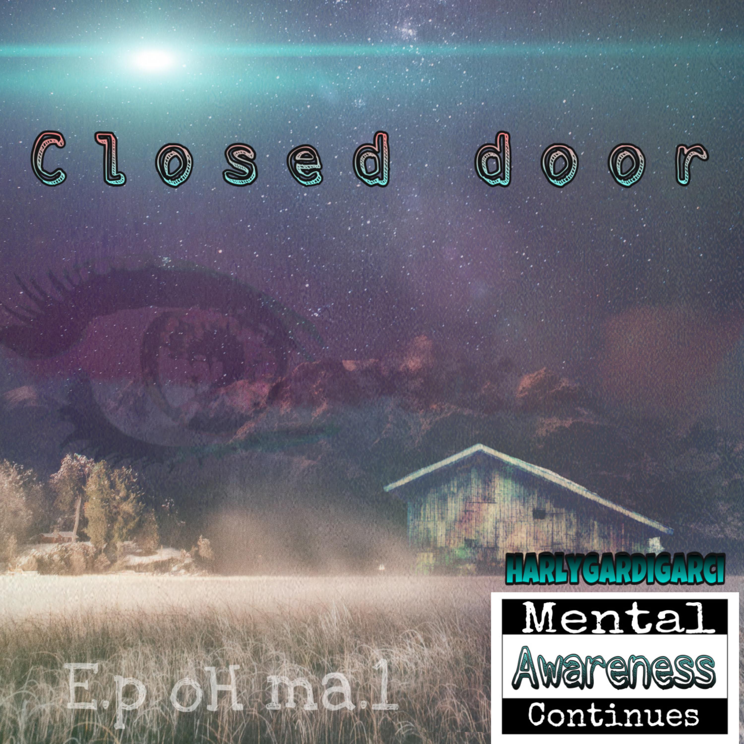 Closed door artwork