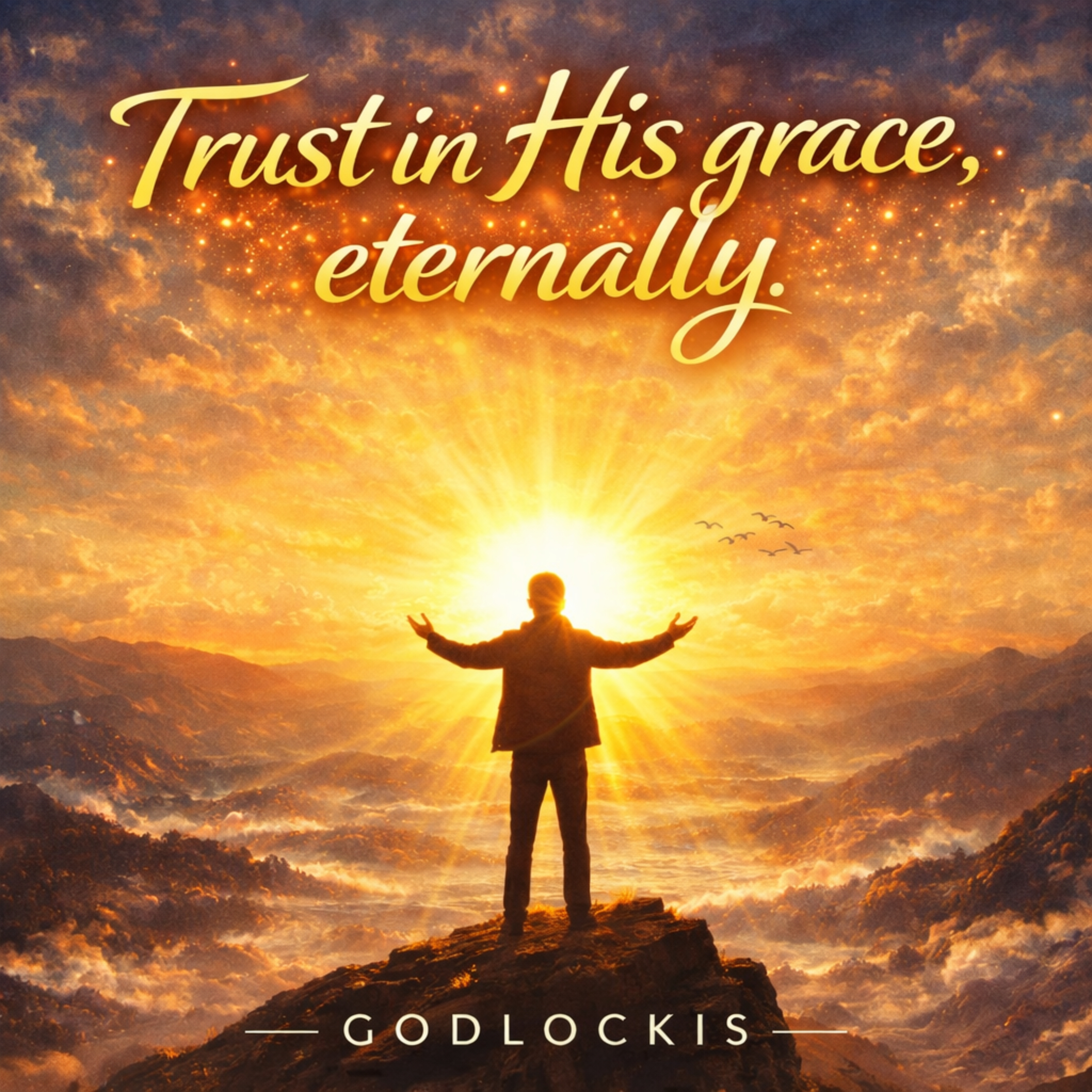 Trust in His grace, eternally. artwork