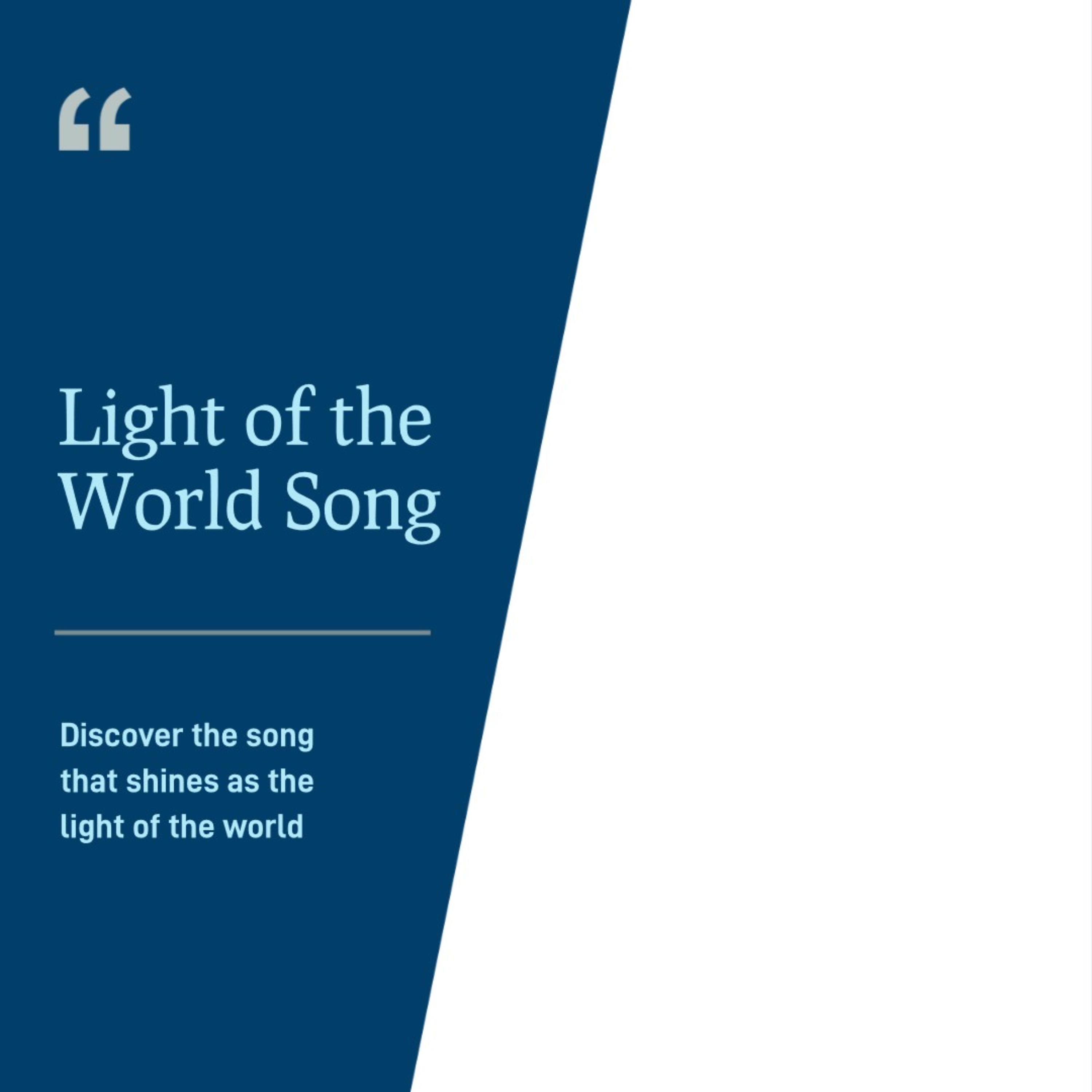 Light Of The World artwork