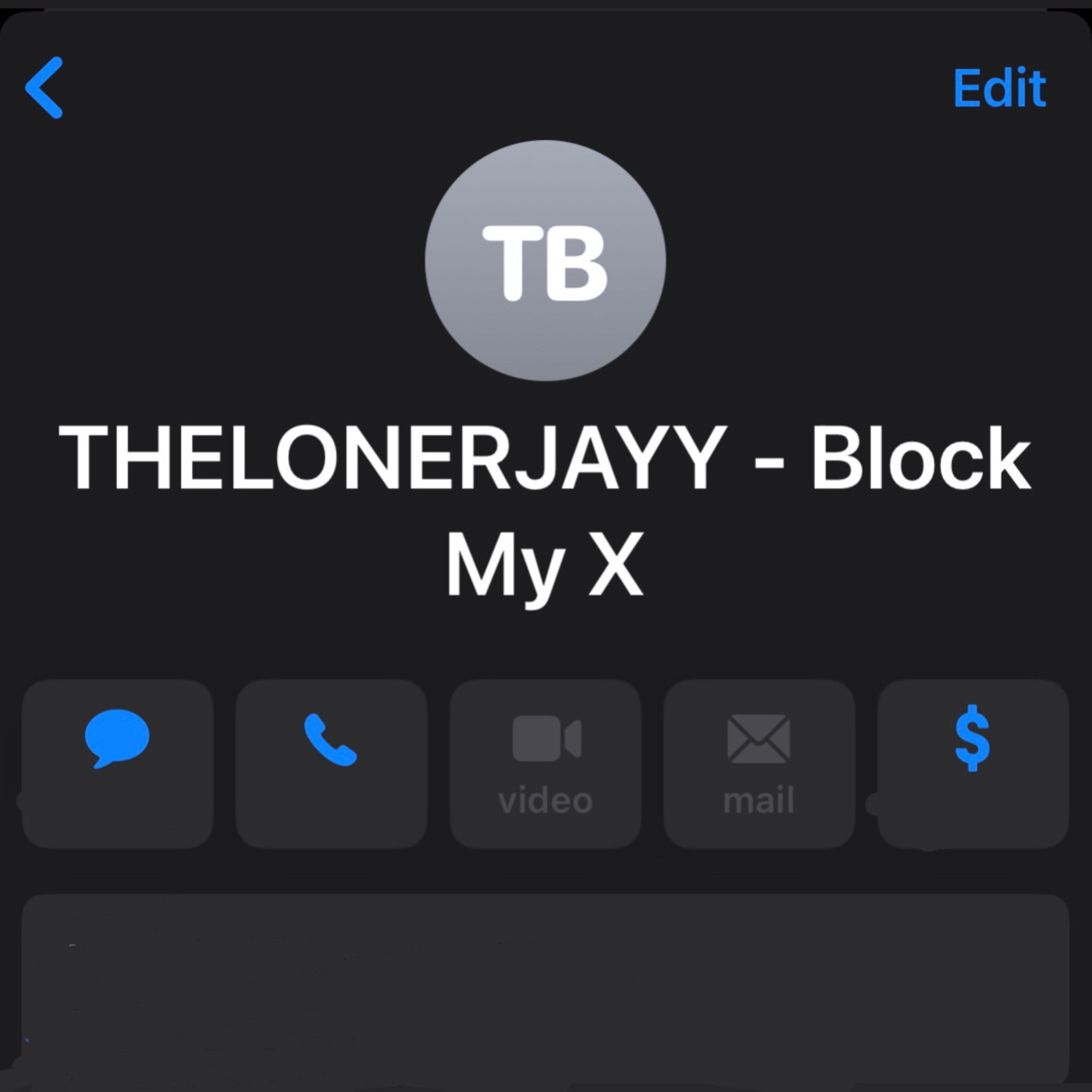 Block My X artwork