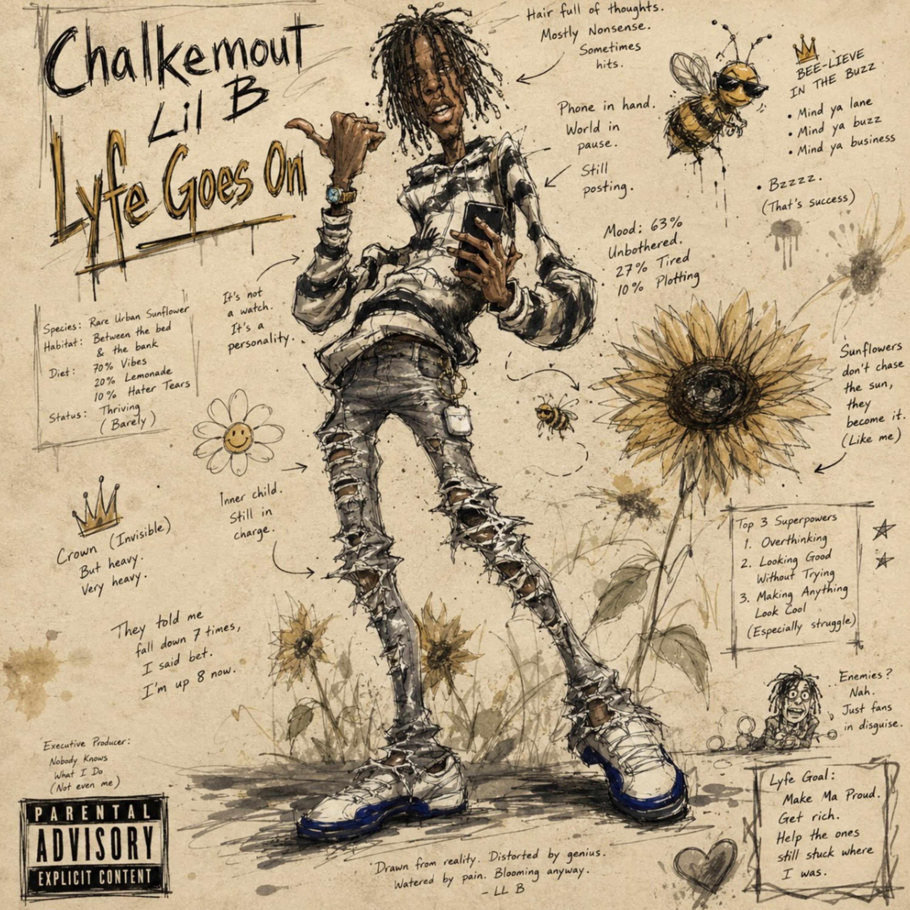 Lyfe Goes On by Chalkemout Lil B cover art