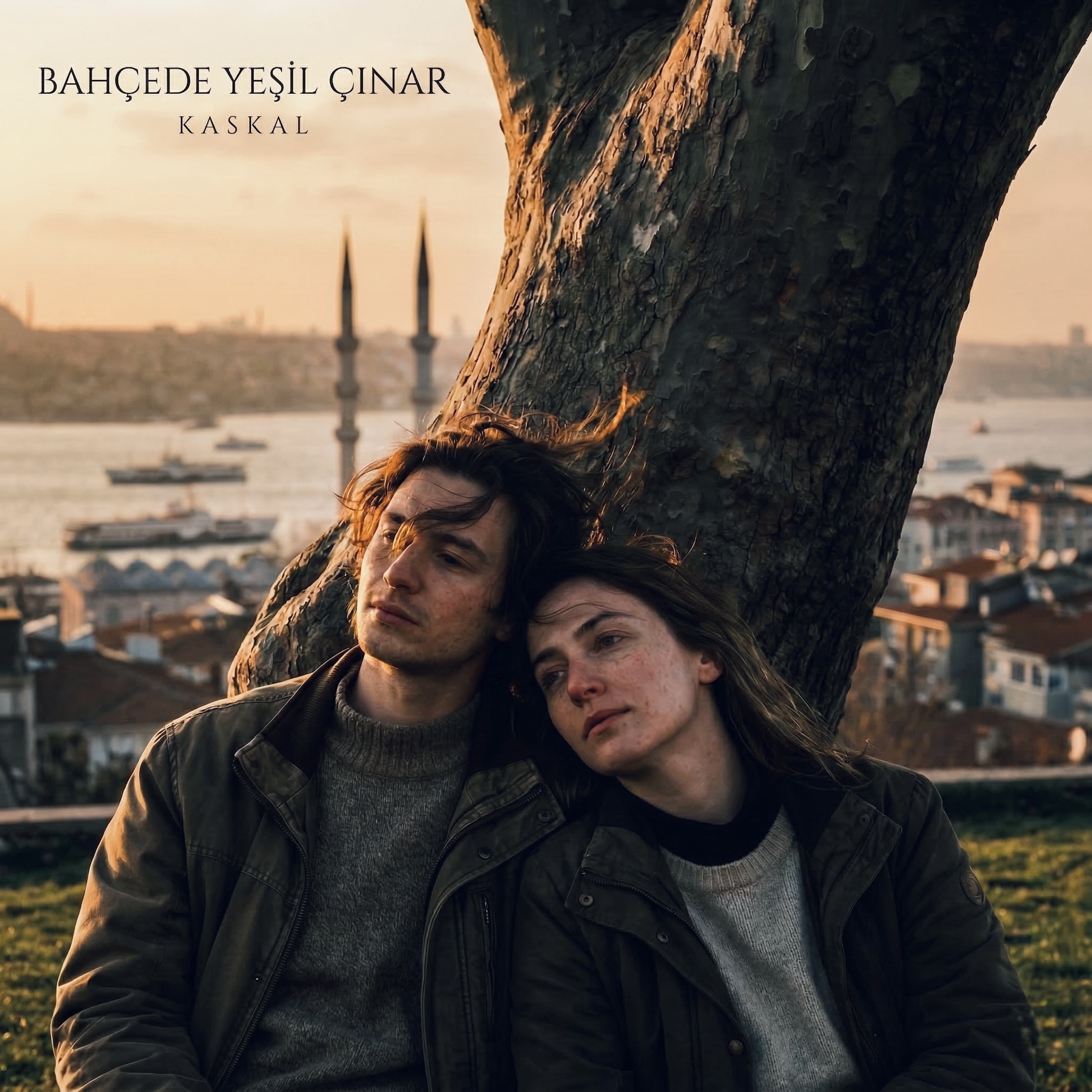 Bahçede Yeşil Çınar artwork
