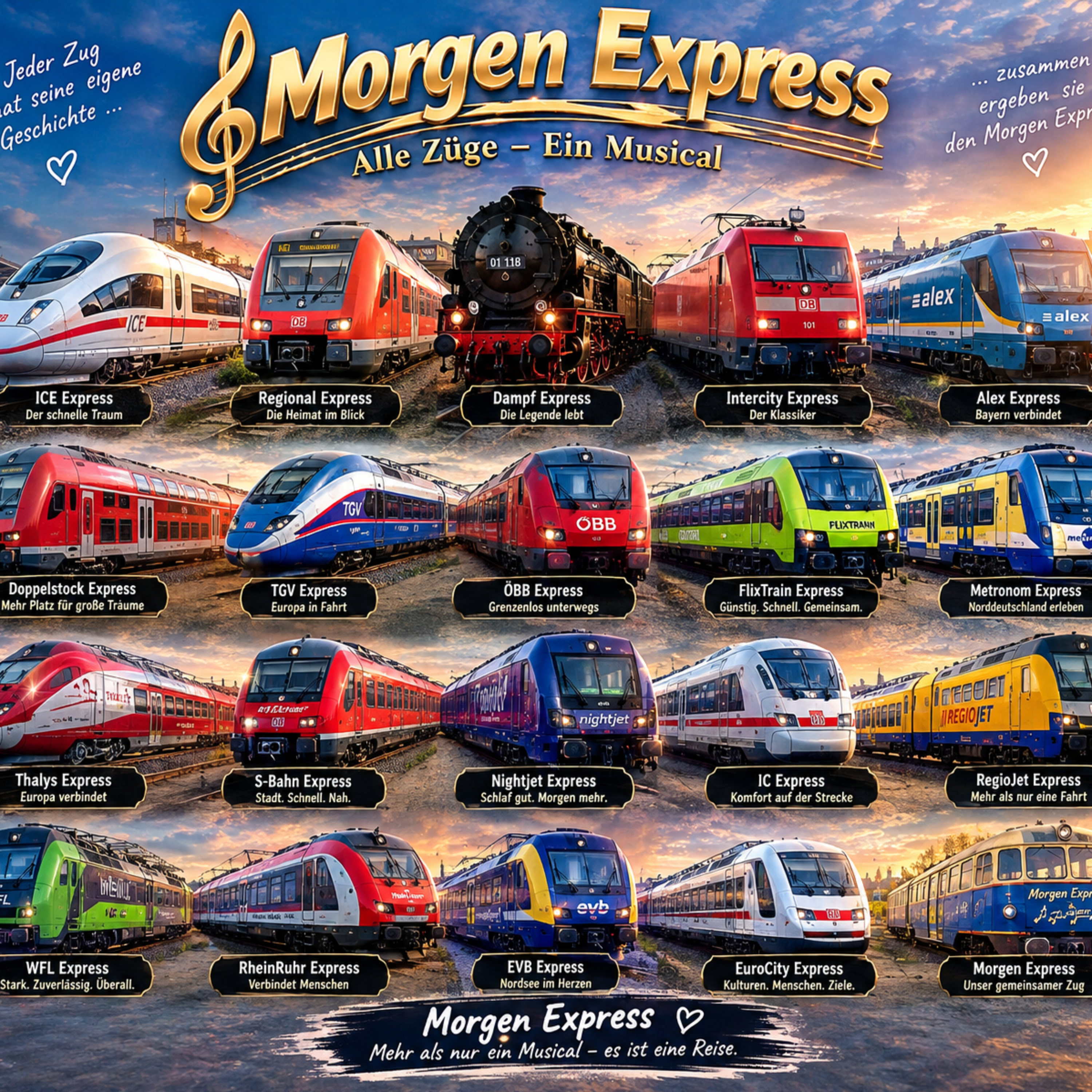 Morgen Express das Musical Teil eins by DJ Arionyx cover art