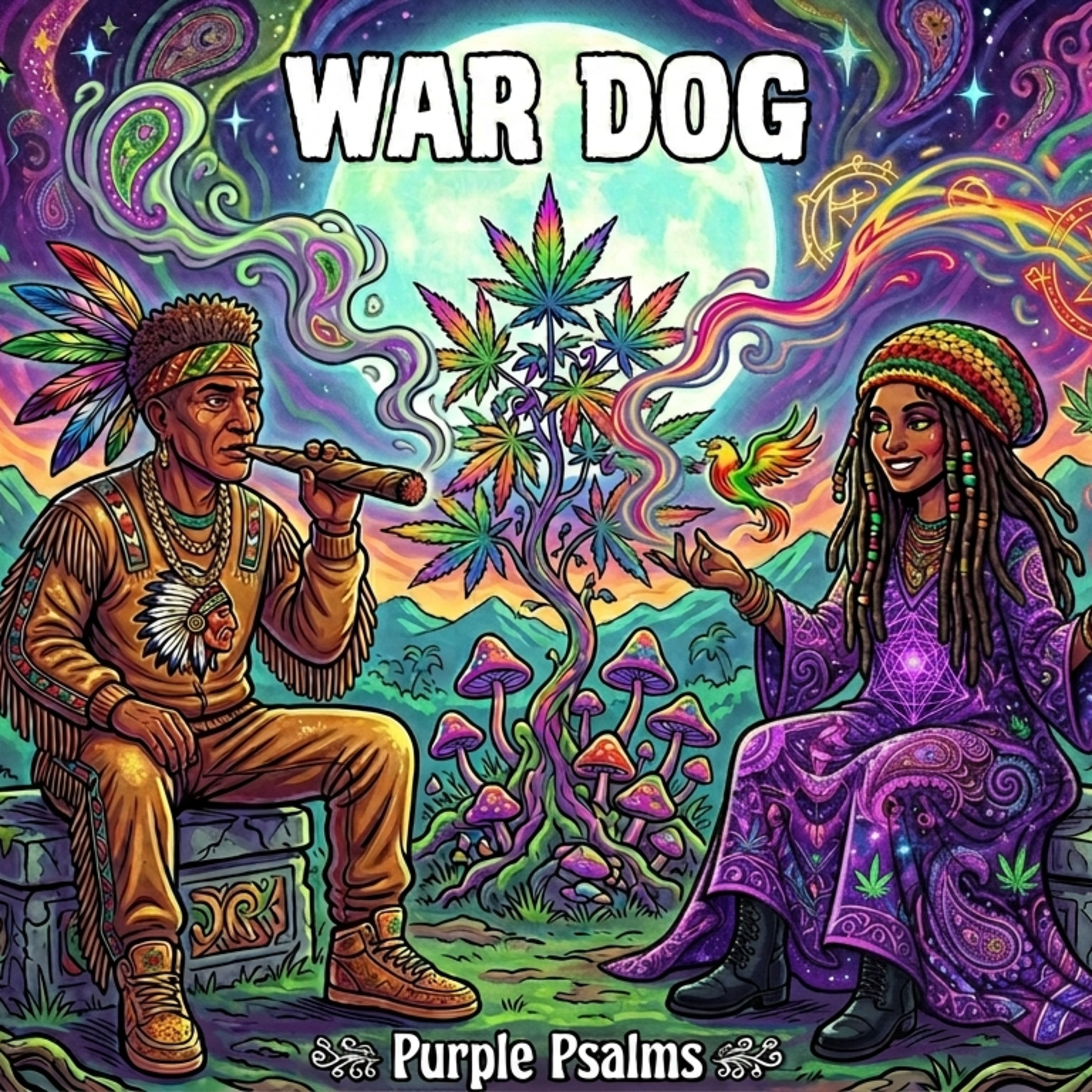 Purple Psalms by War Dog cover art