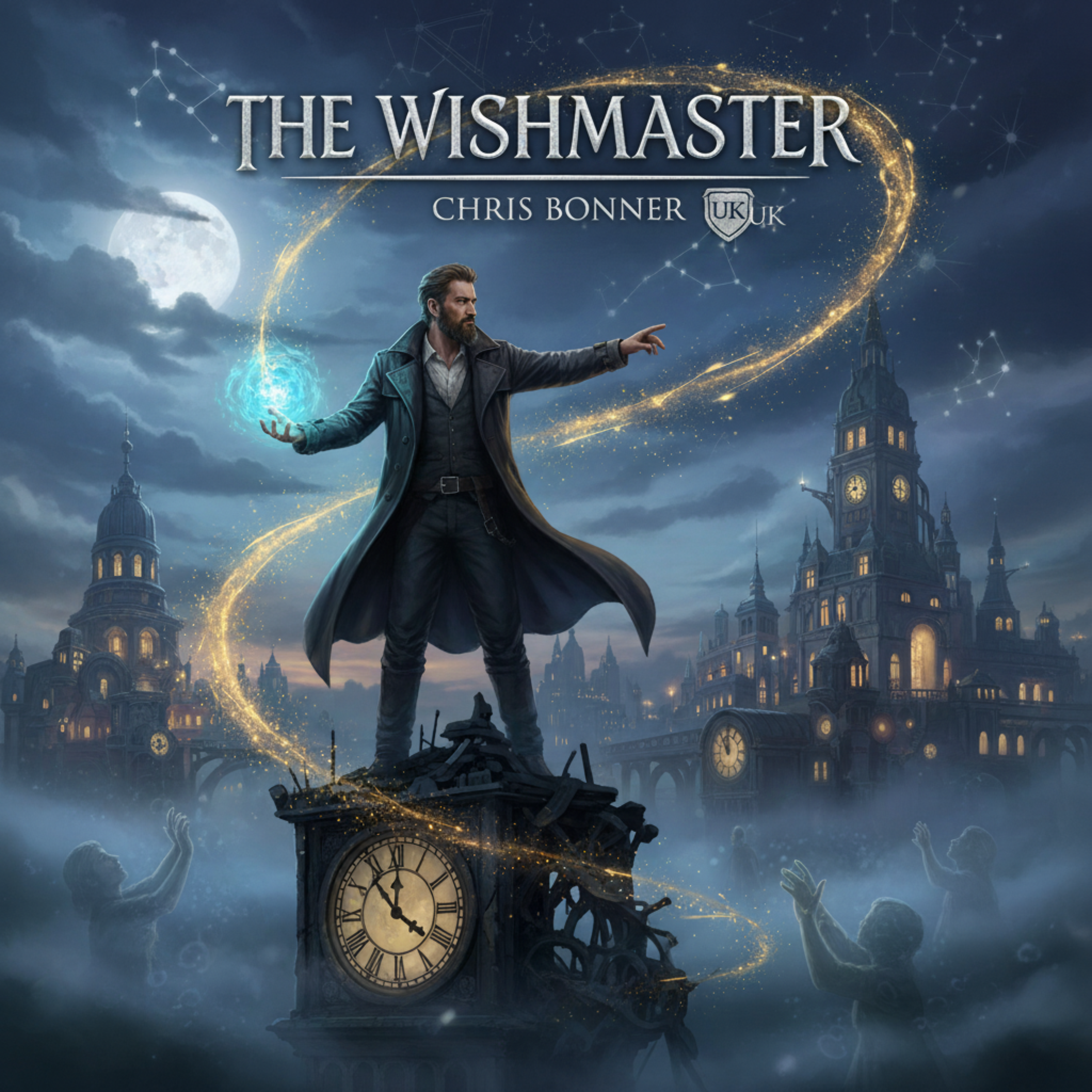The Wishmaster by Chris Bonner UK cover art