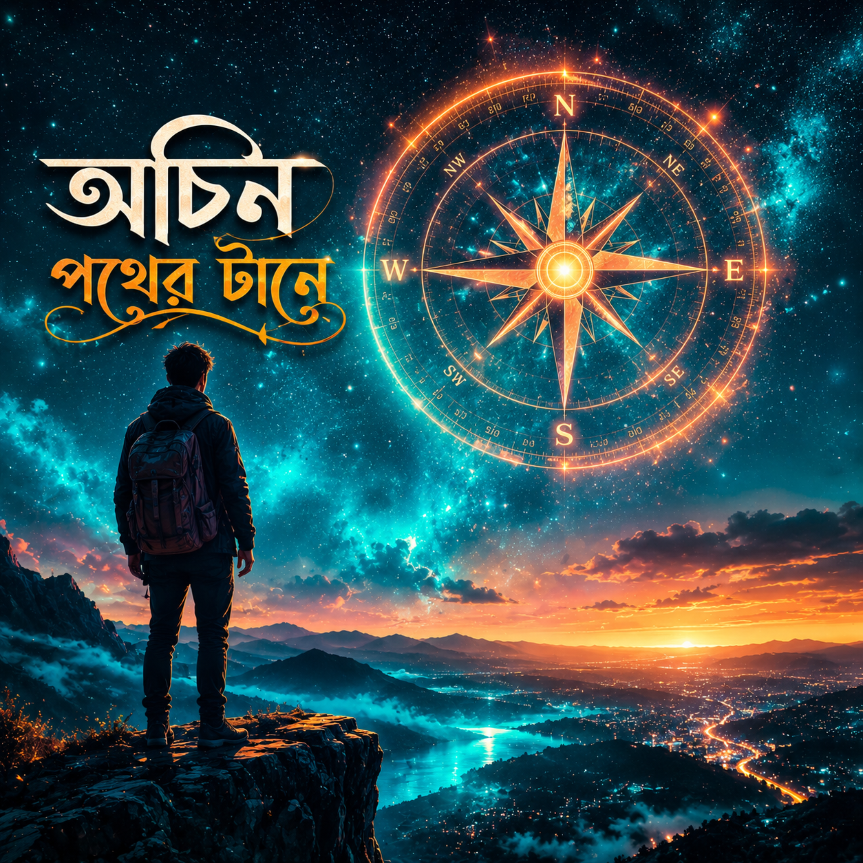 অচিন পথের টানে (Ochin Pother Tane) by Rabiul Karim cover art