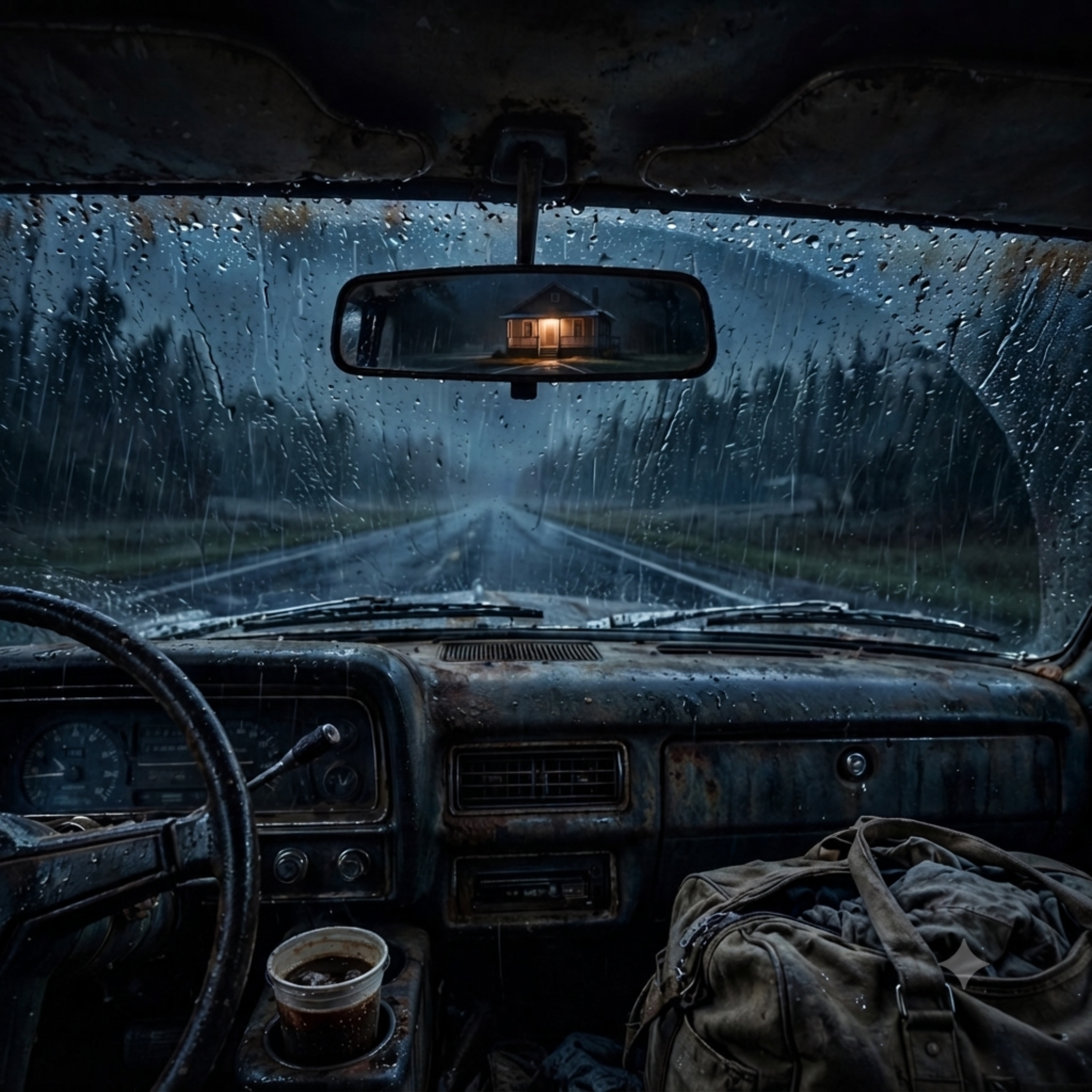 LEFT THE PORCH LIGHT BURNING by Tim Anderson Lyrics cover art