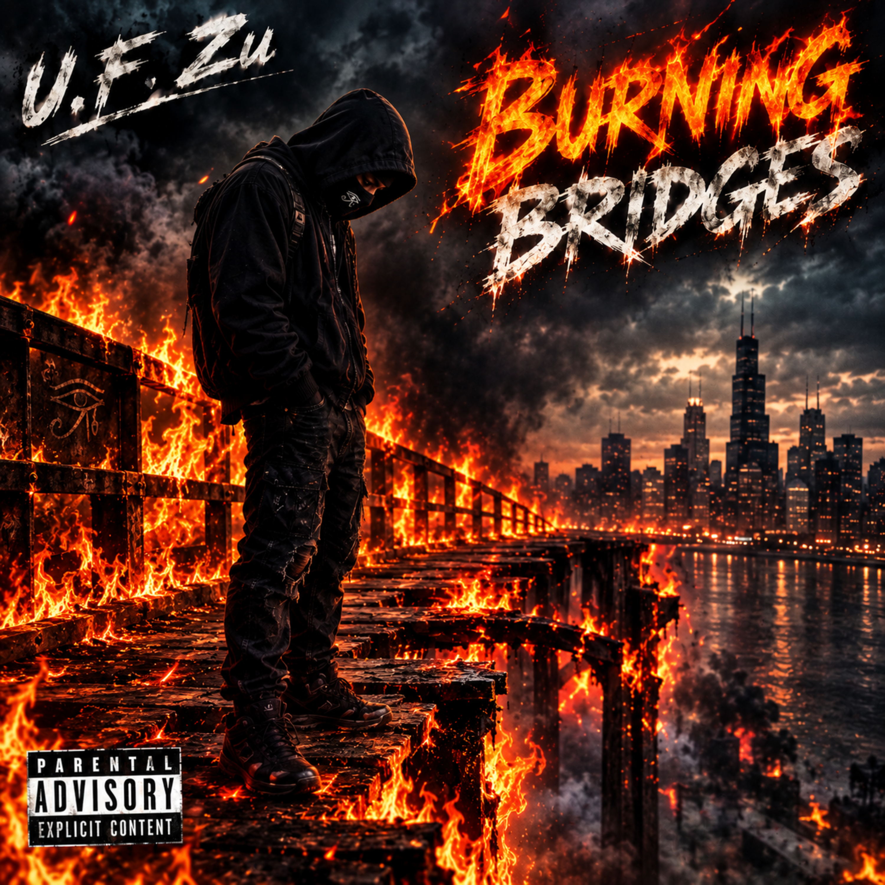 Burning Bridges by U.F. Zu cover art