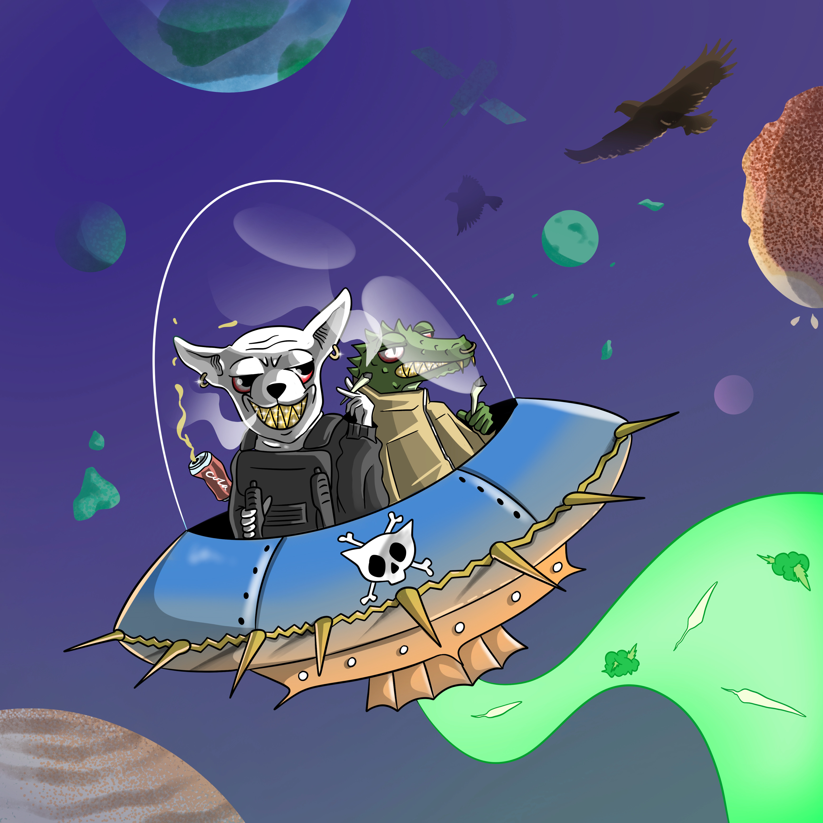 Galaxia Villano artwork