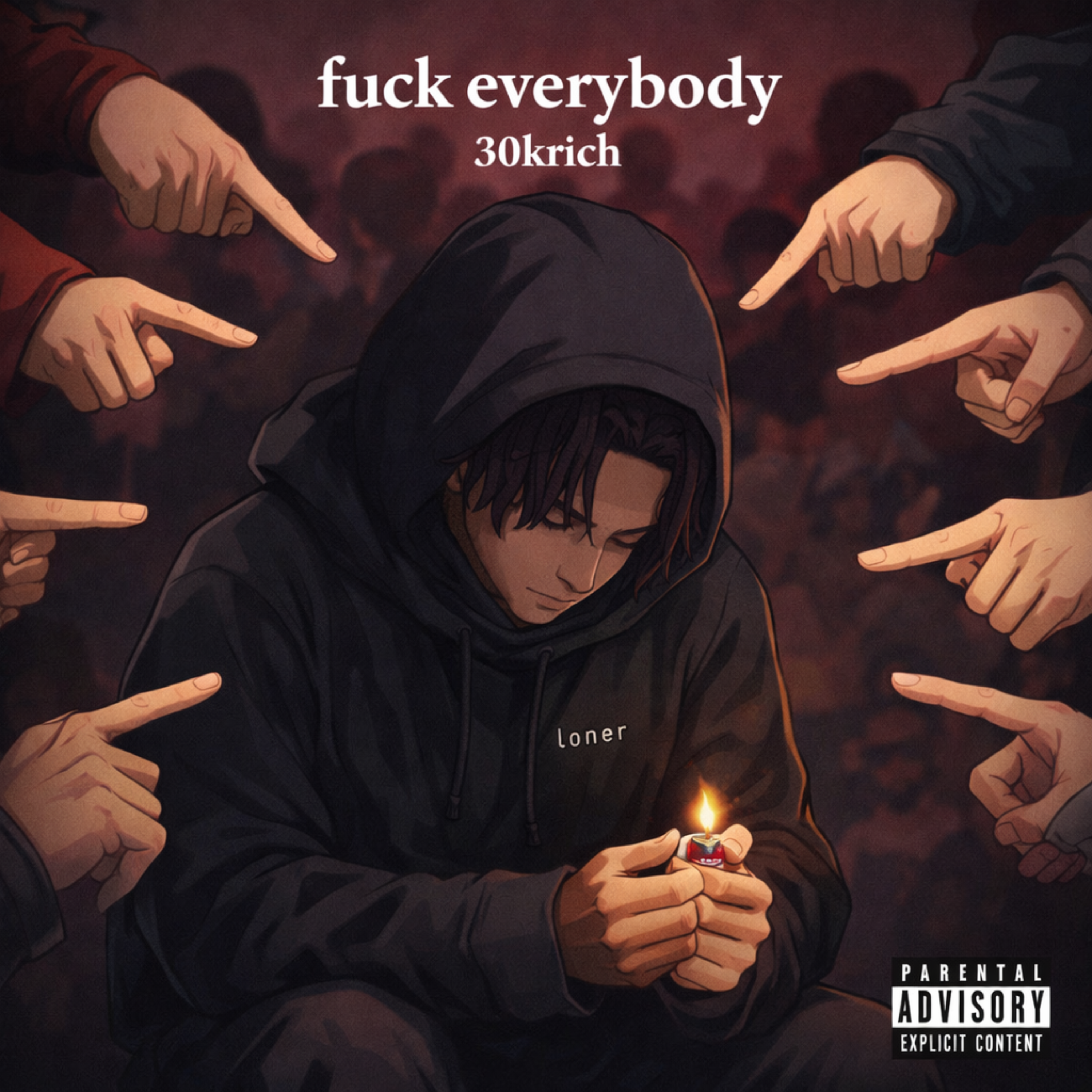 fuck everybody by 30krich cover art