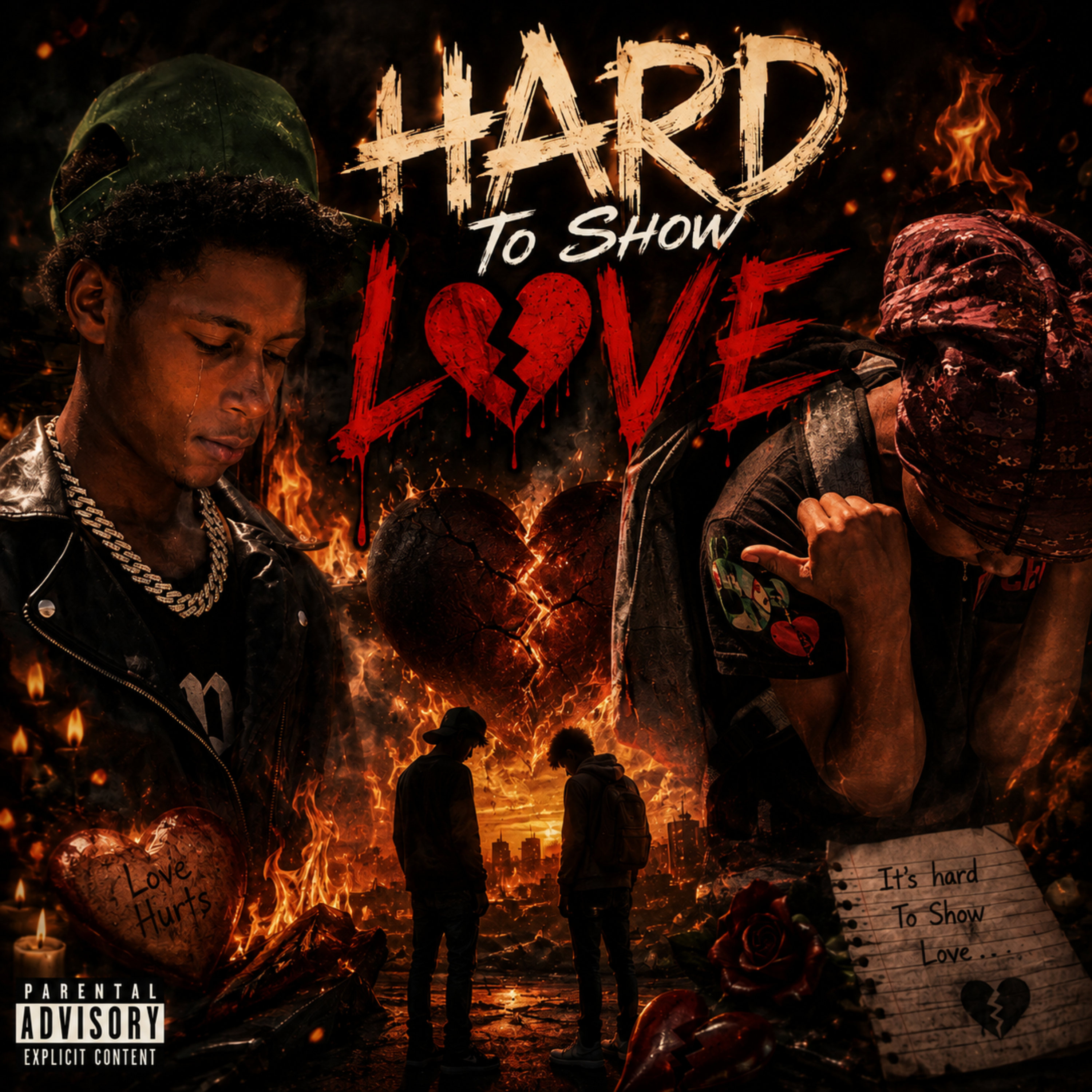 Hard To Show Love by BCB SAVAGE cover art