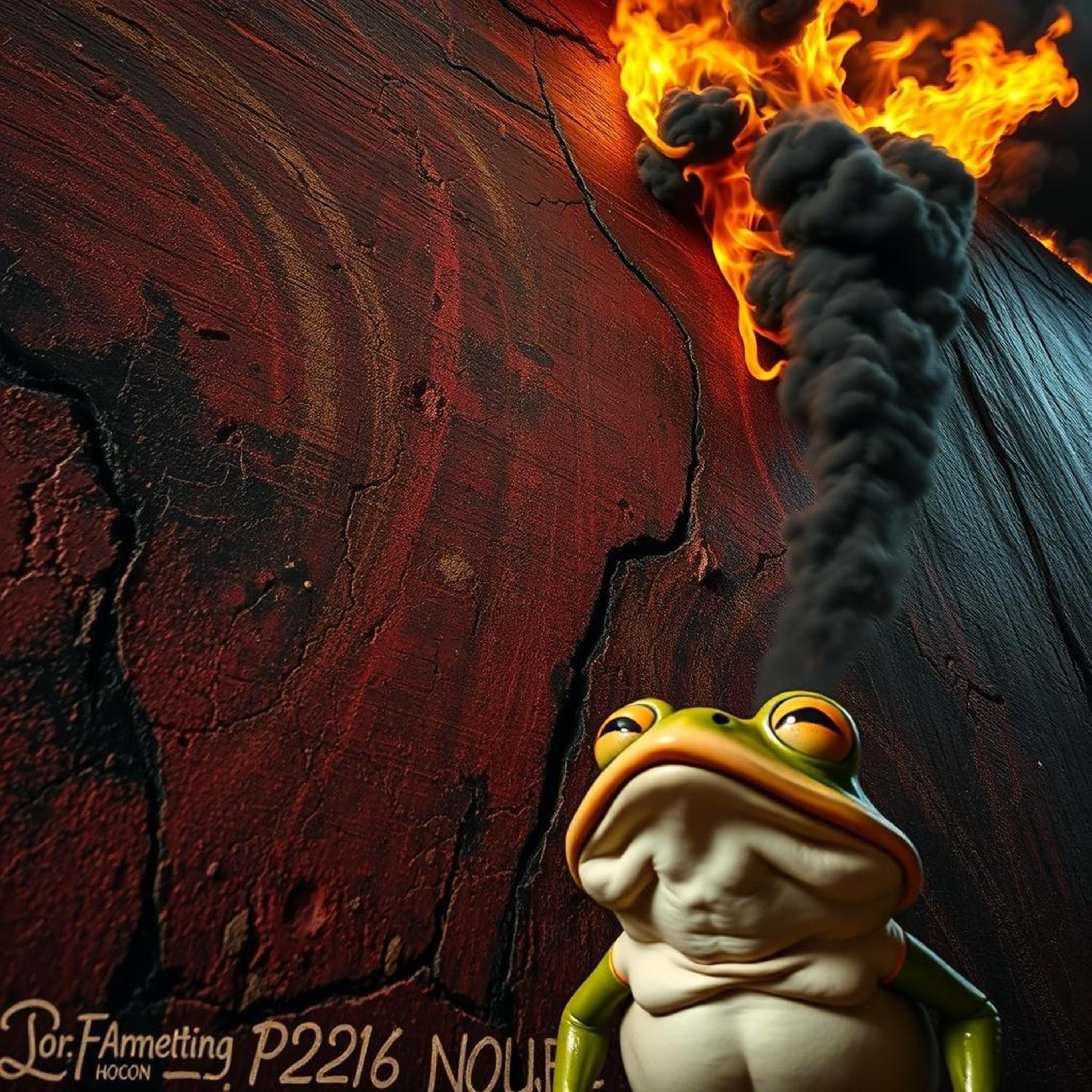 LA TELA CHE BRUCIA. artwork