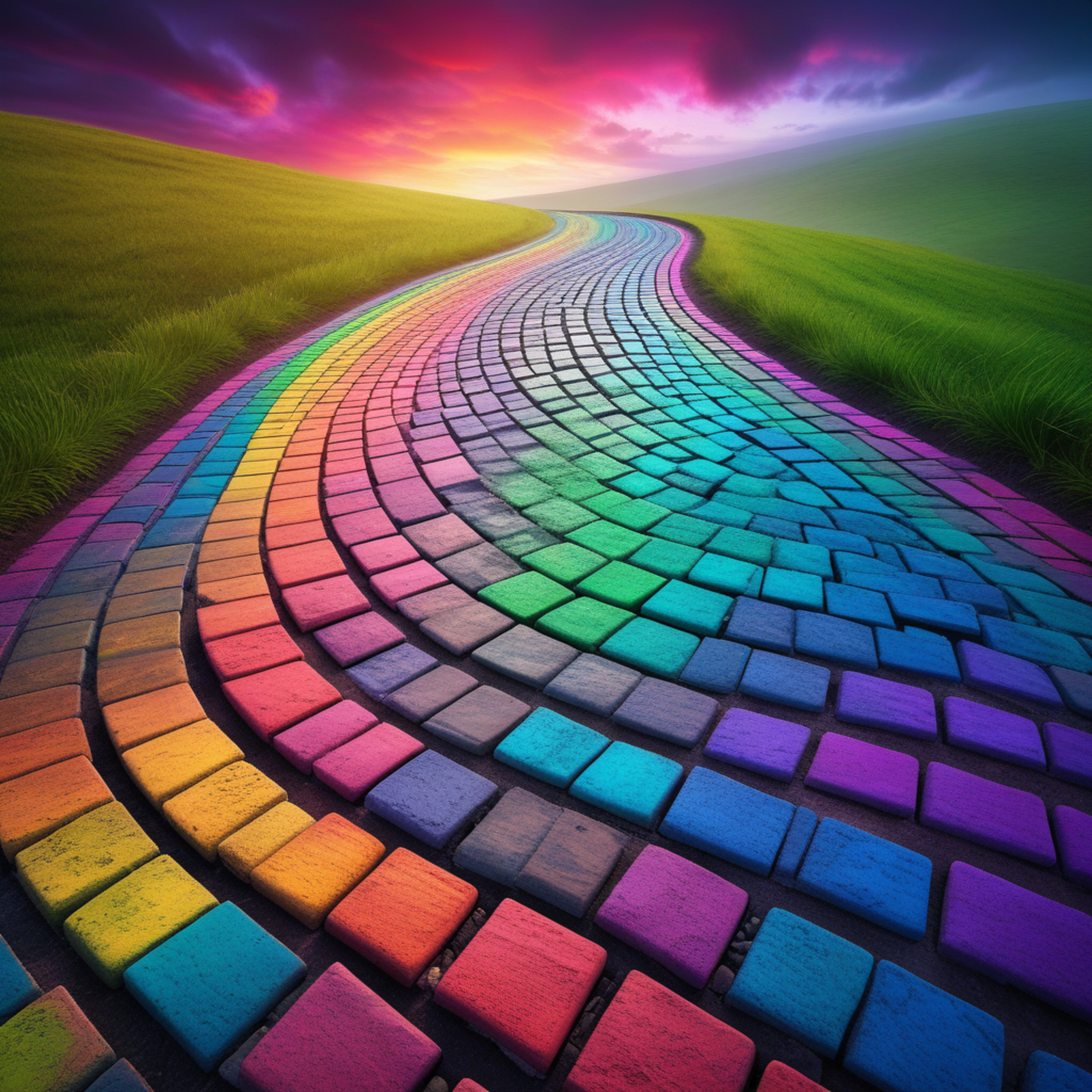 Rainbow Road artwork
