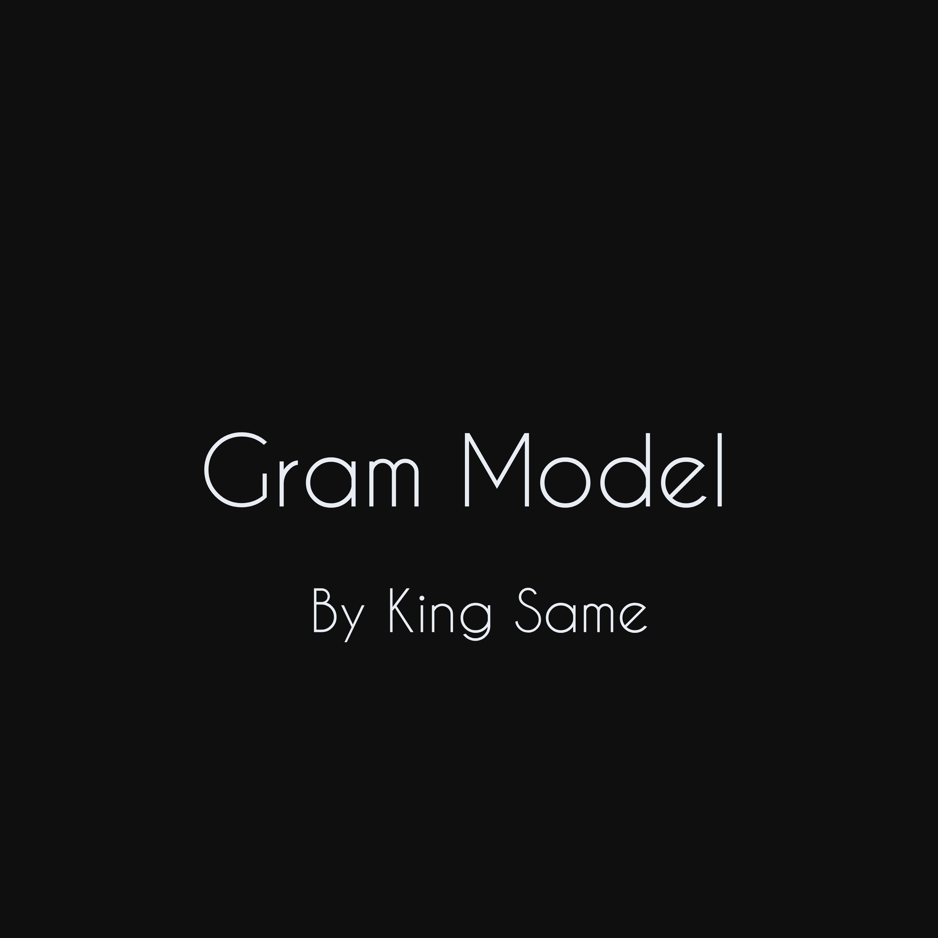 Gram Model artwork