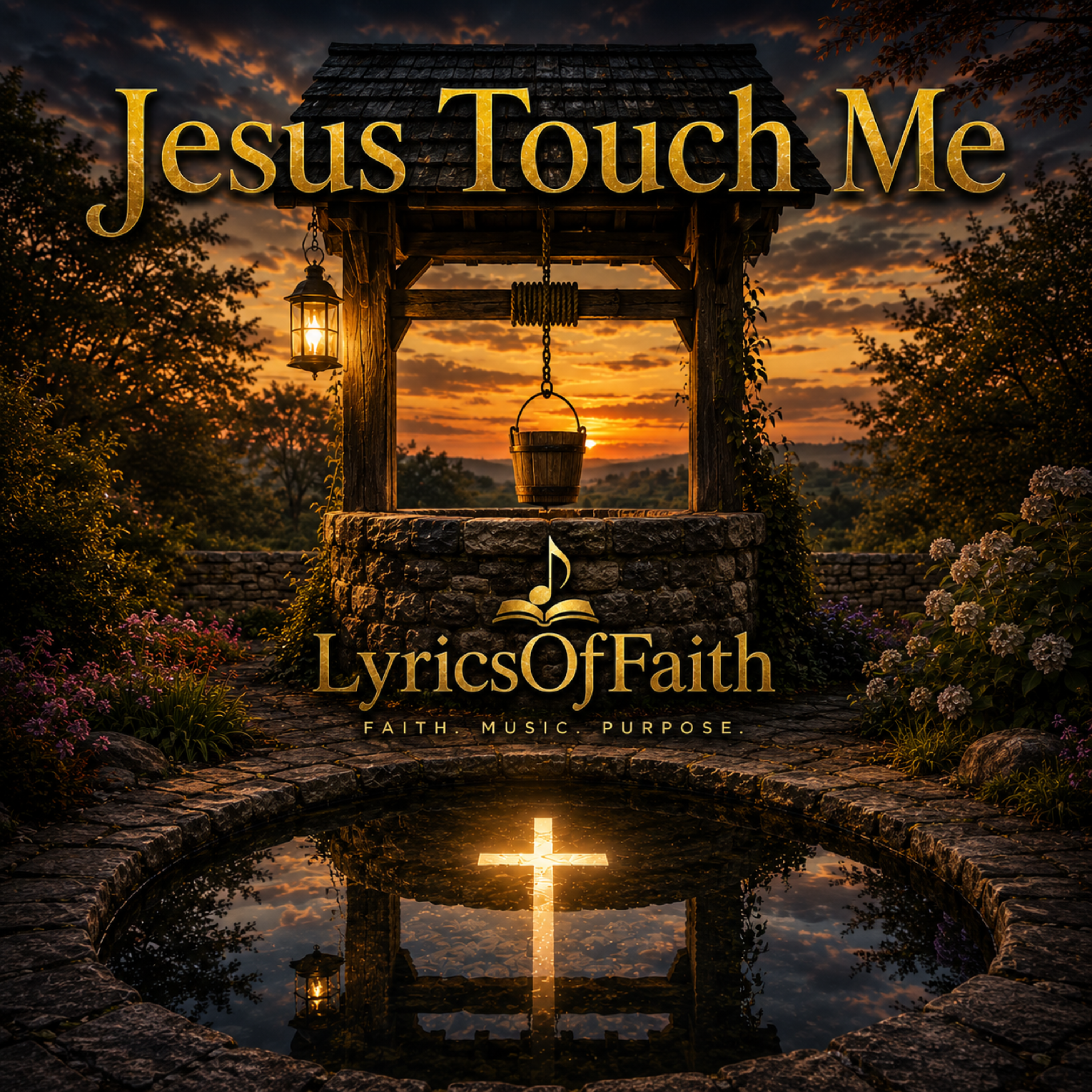 Jesus Touch Me by LyricsOfFaith cover art