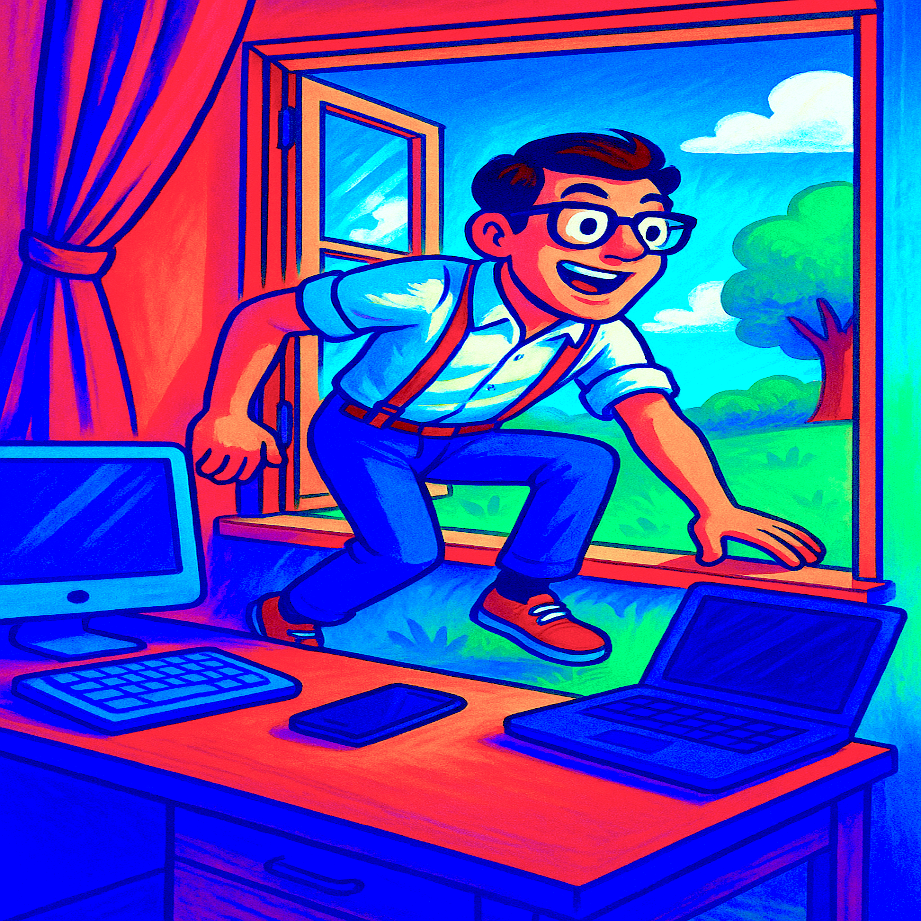Go Outside Nerd artwork