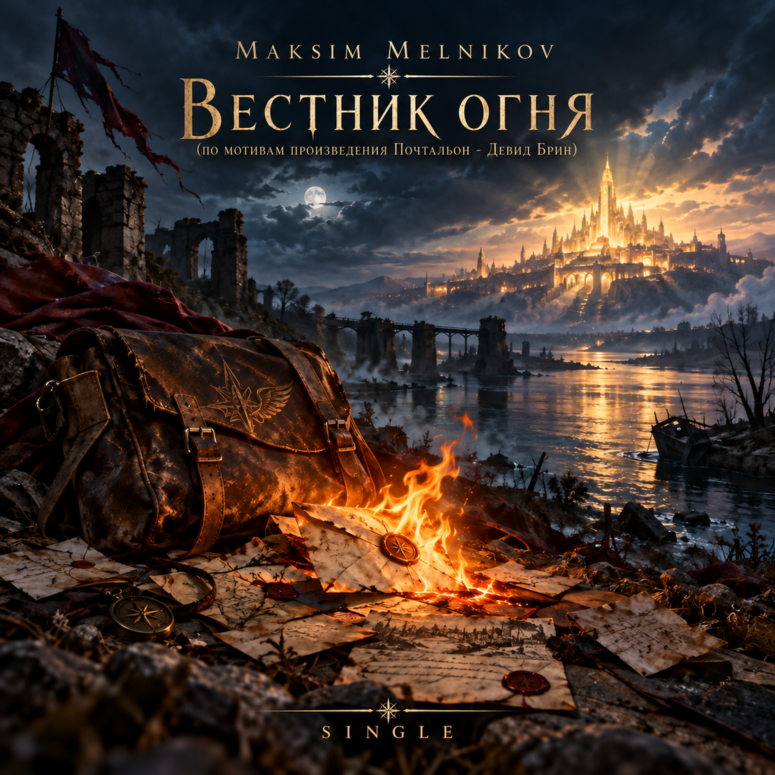 Вестник огня by Maksim Melnikov cover art