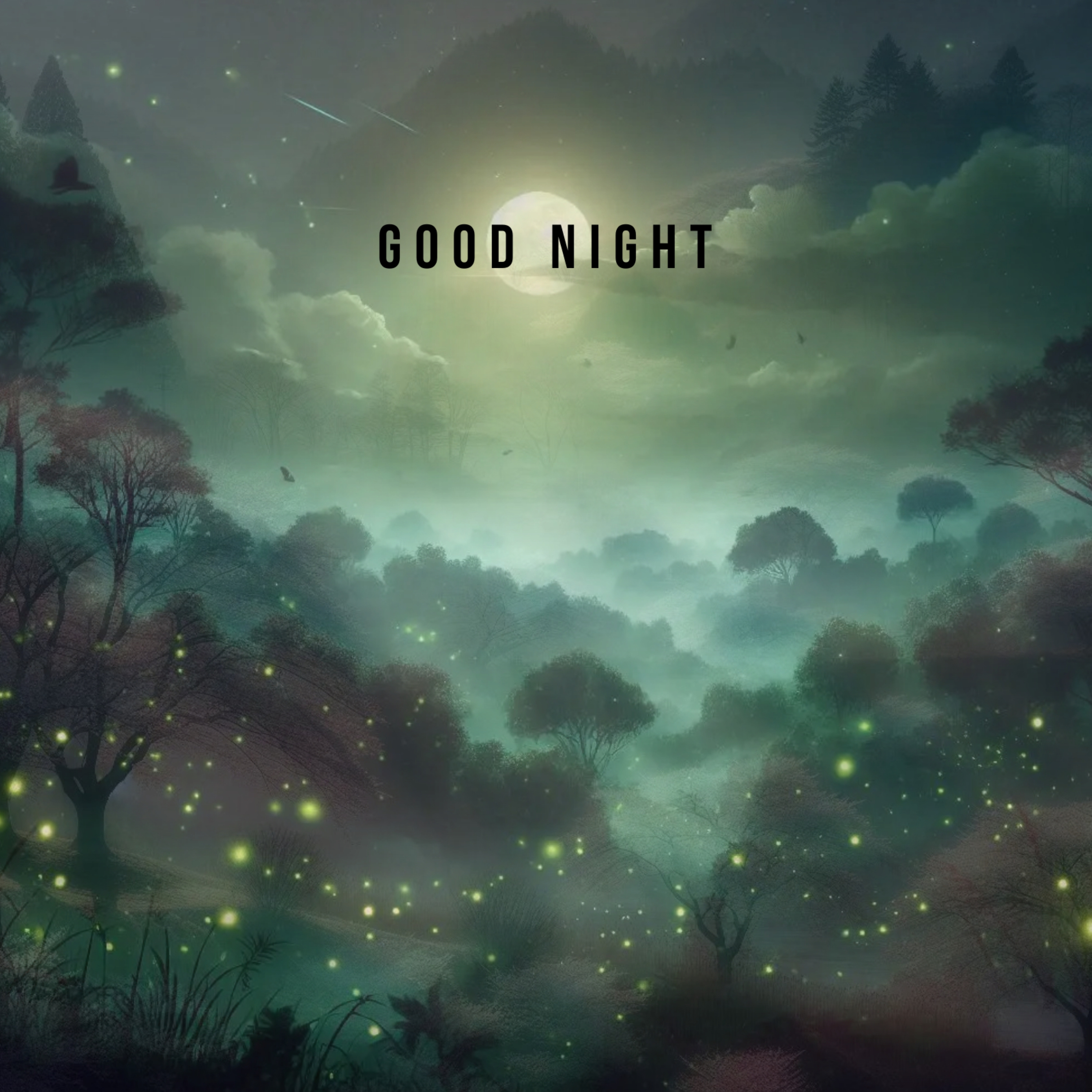 Good night artwork