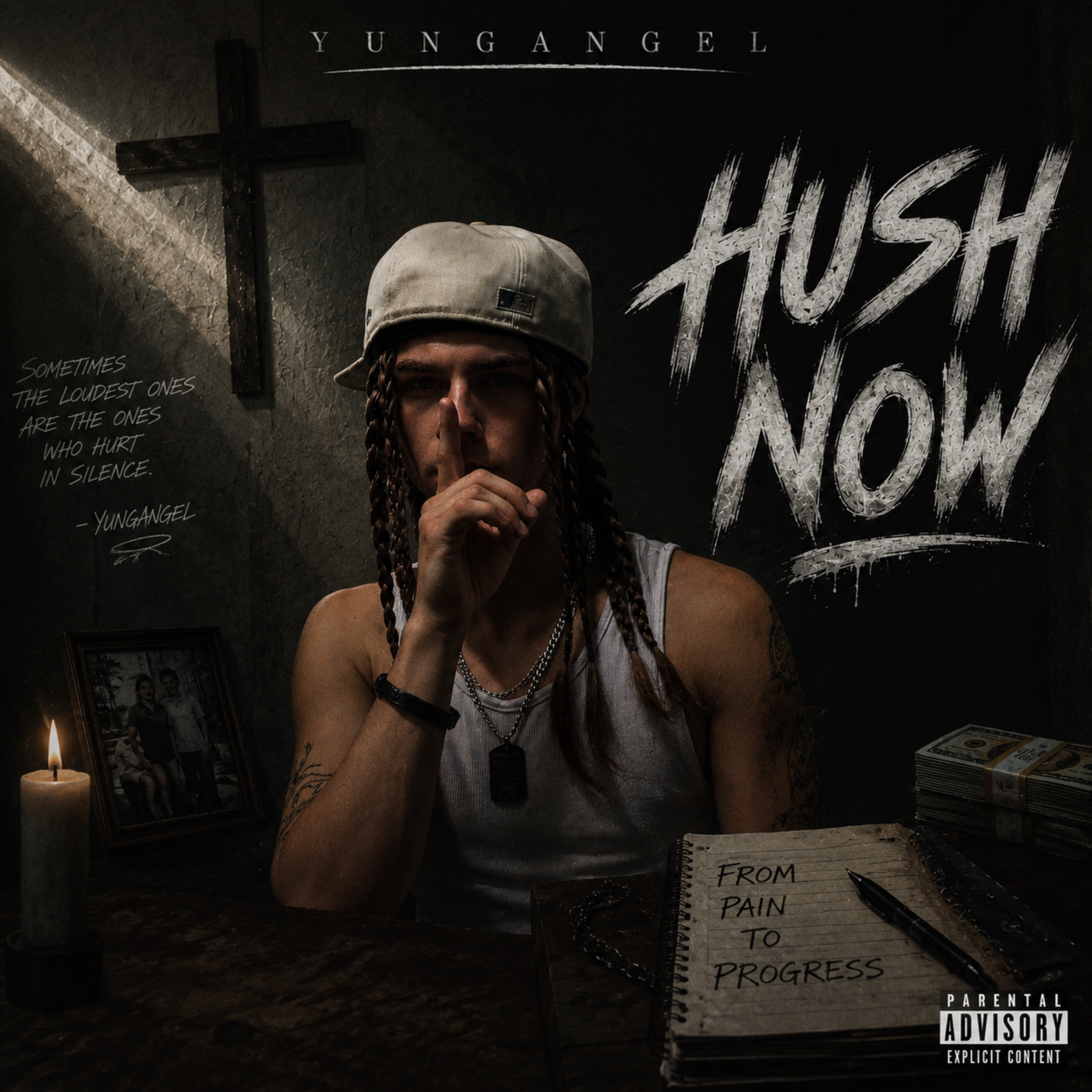 Hush Now by YUNGANGEL cover art