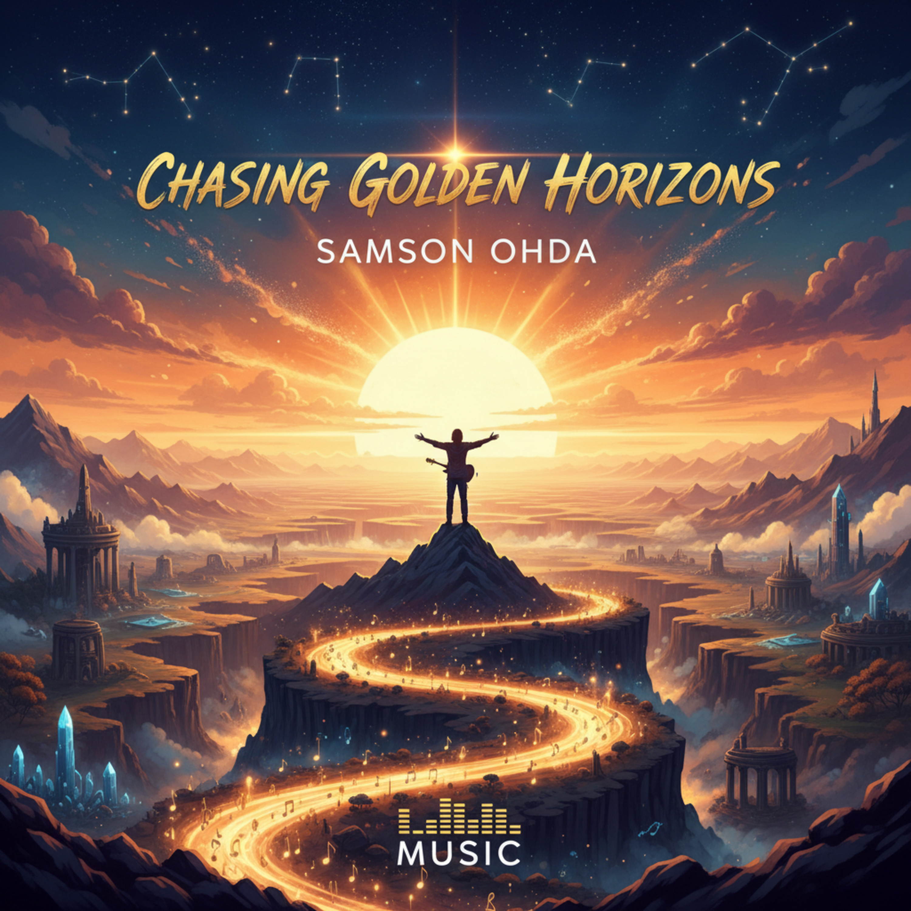 Chasing Golden Horizons by Samson Ohda  cover art