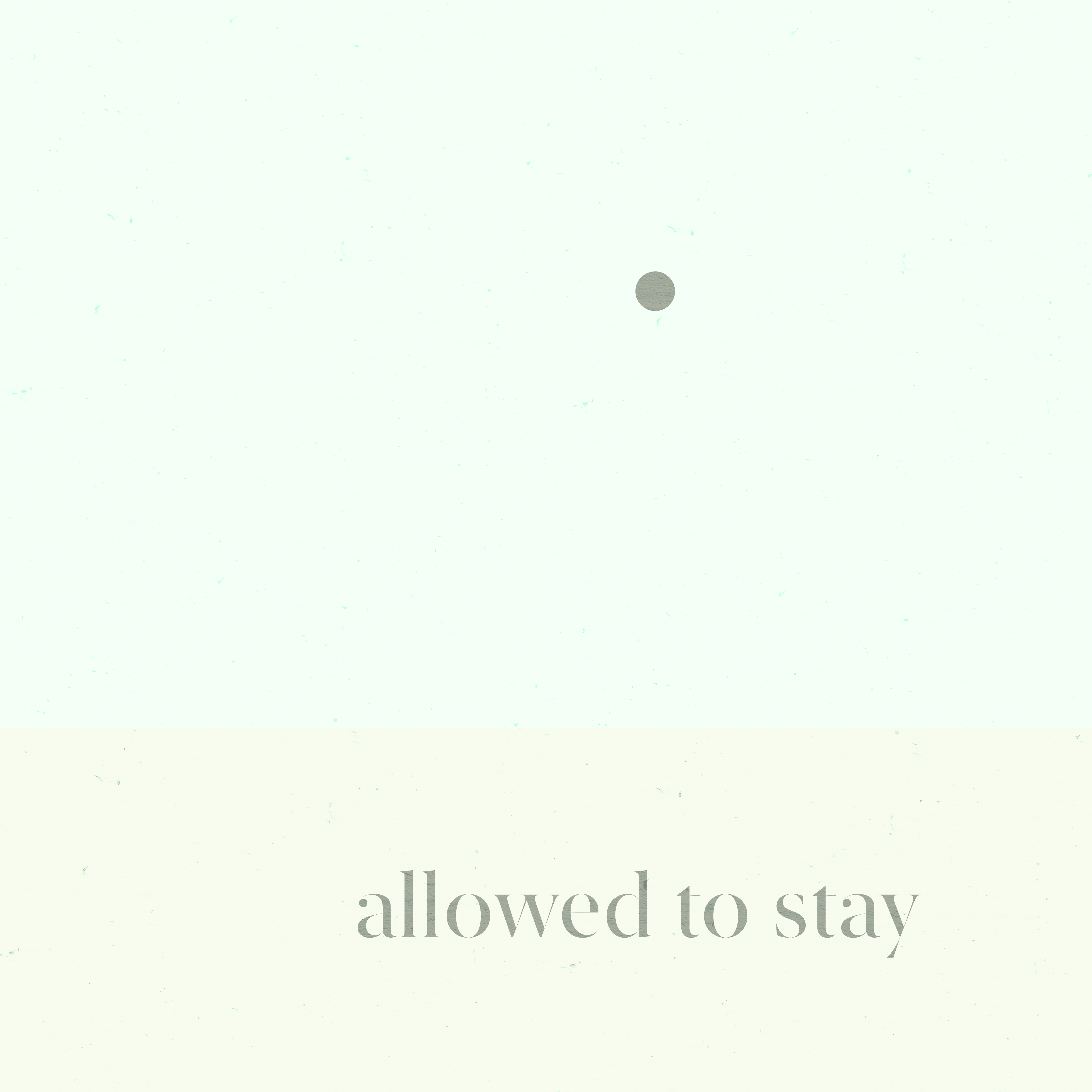 allowed to stay artwork