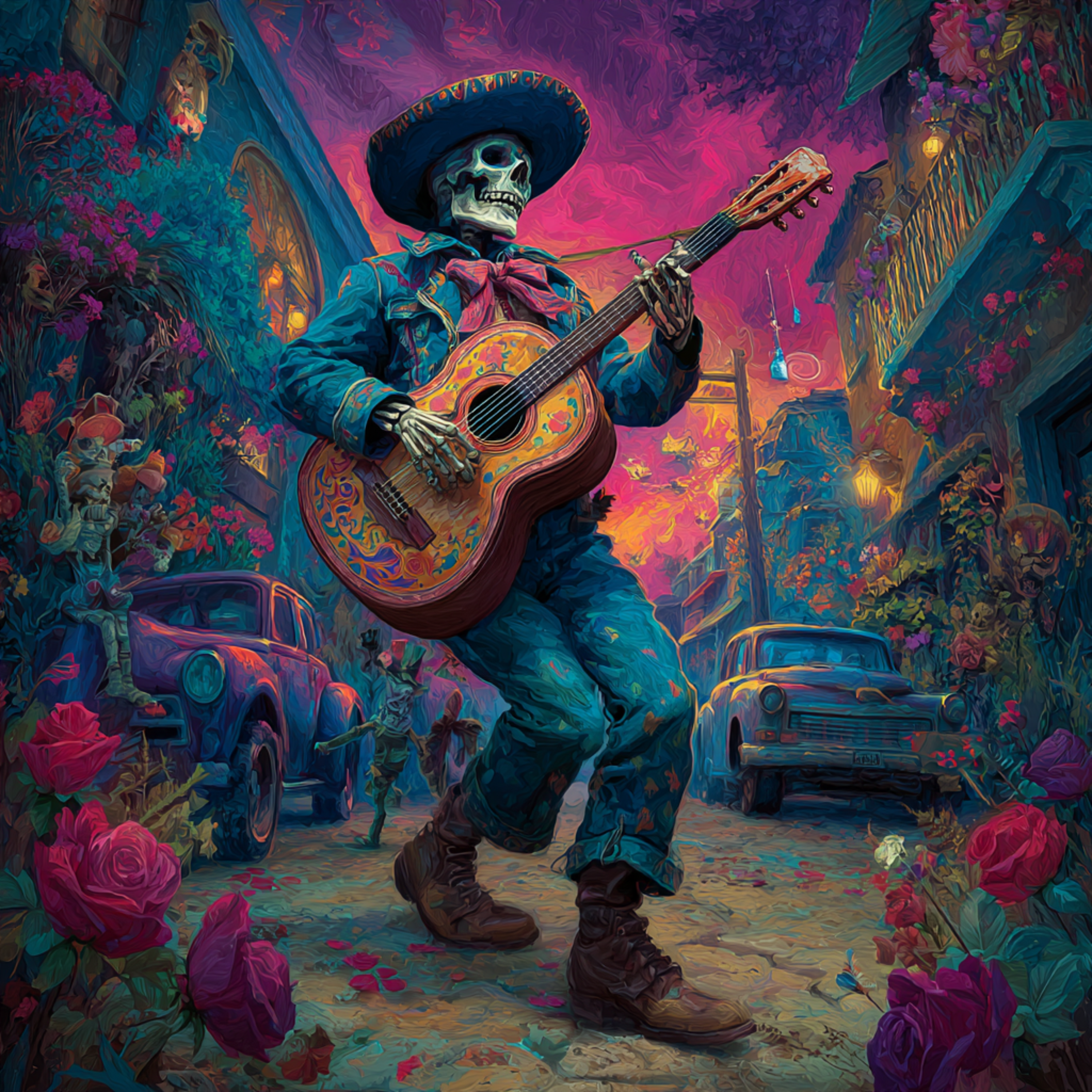 Day of the dead corridos tumbados para cantar artwork