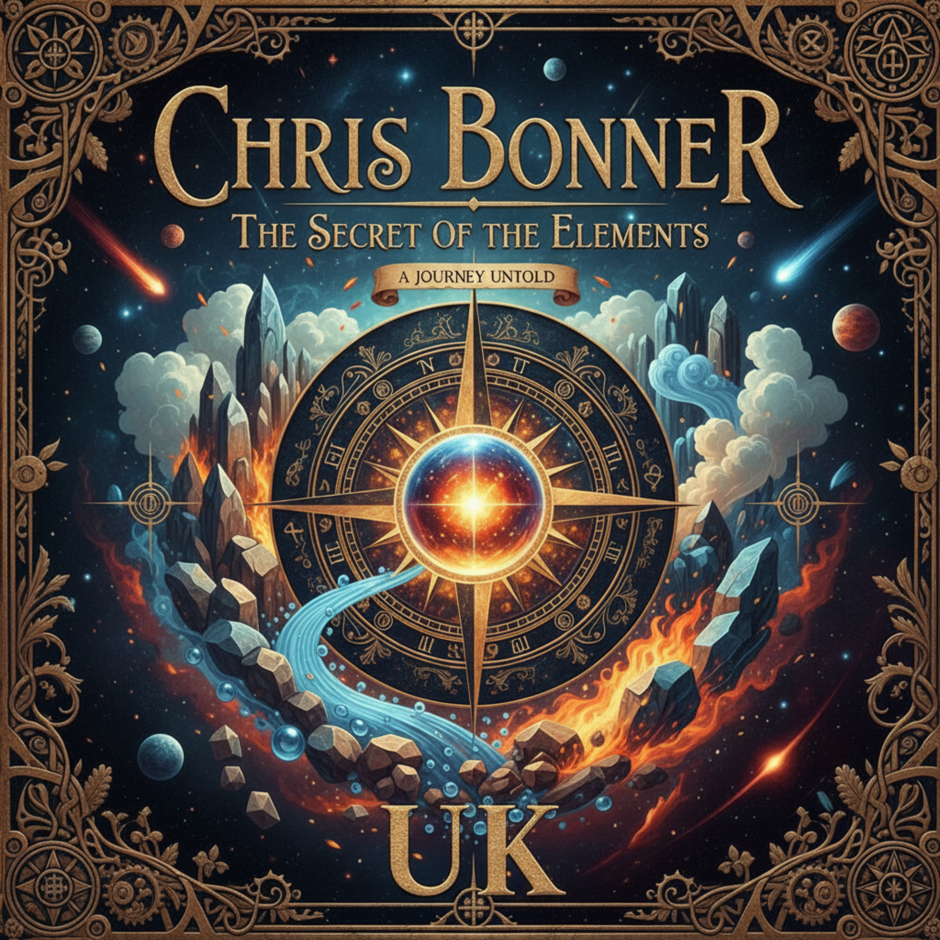 The Secret Of The Elements by Chris Bonner UK cover art