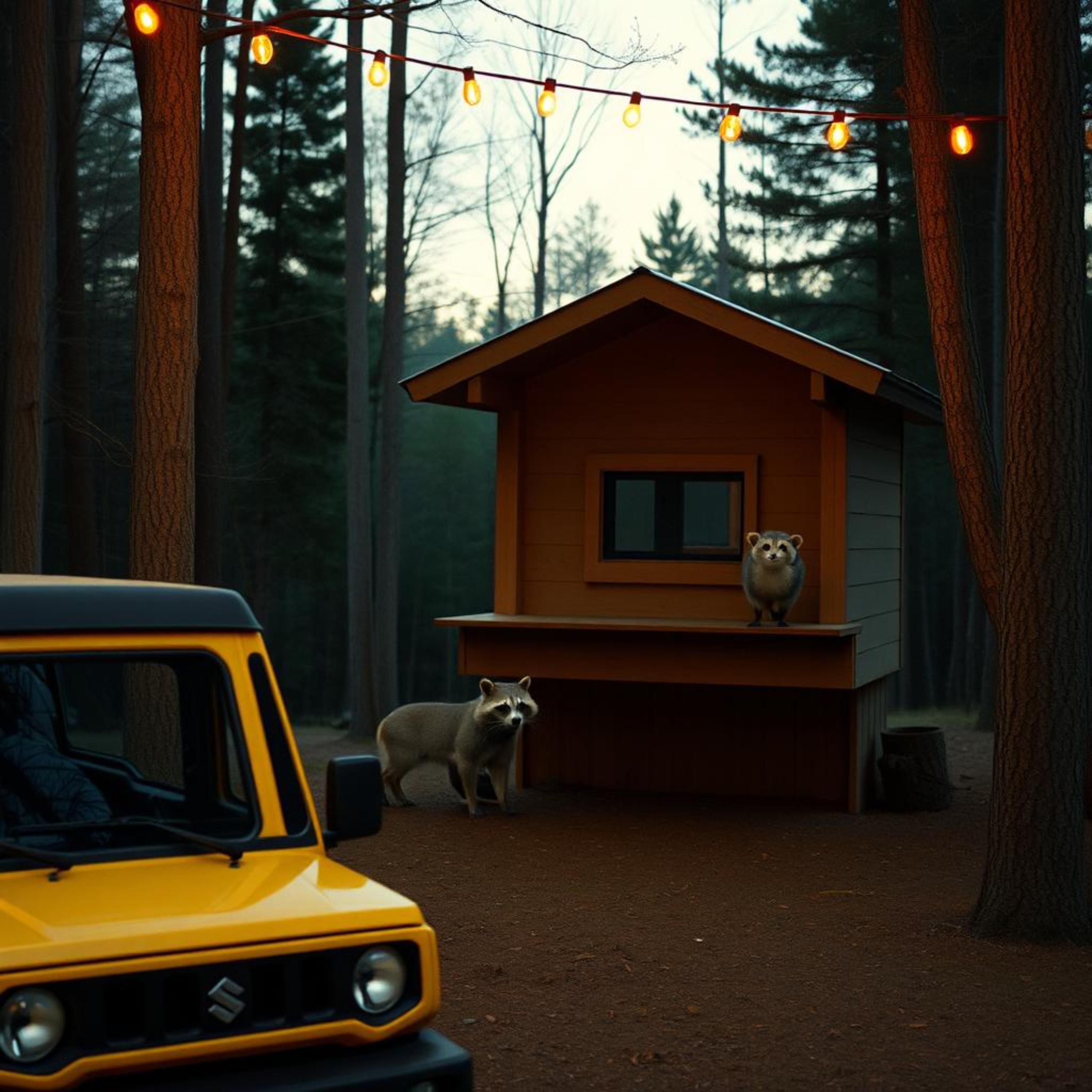 RACCOON AND MY POSSUM artwork