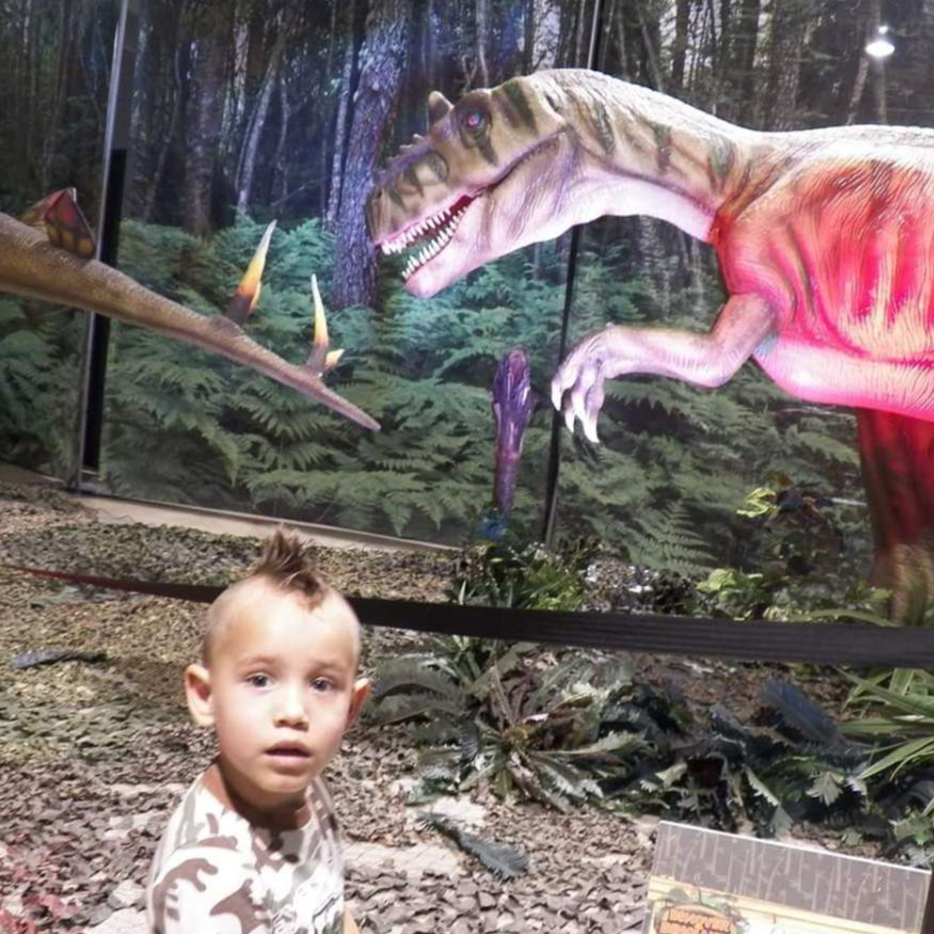 COEXIST WITH THE DINOSAURS artwork