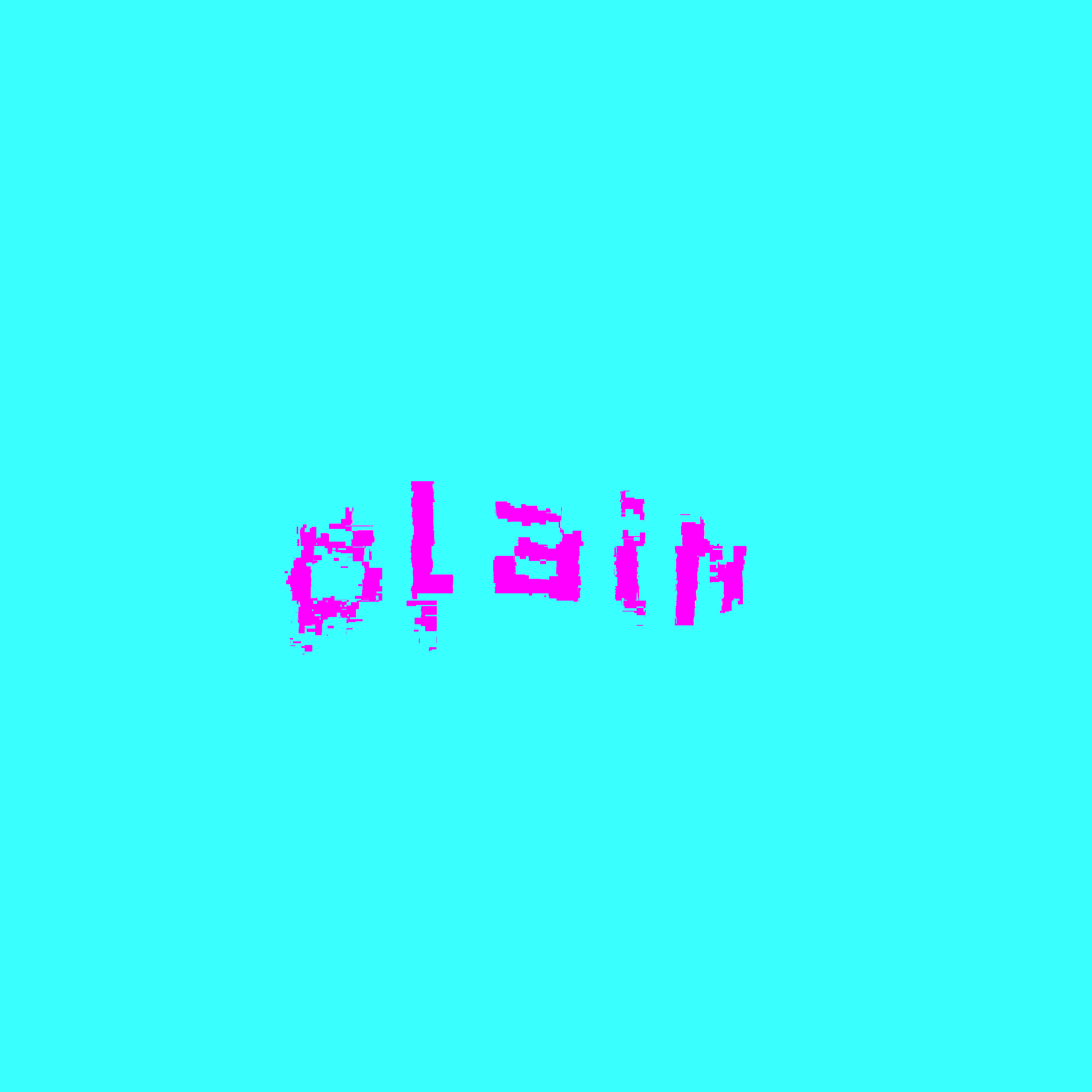 Plain artwork