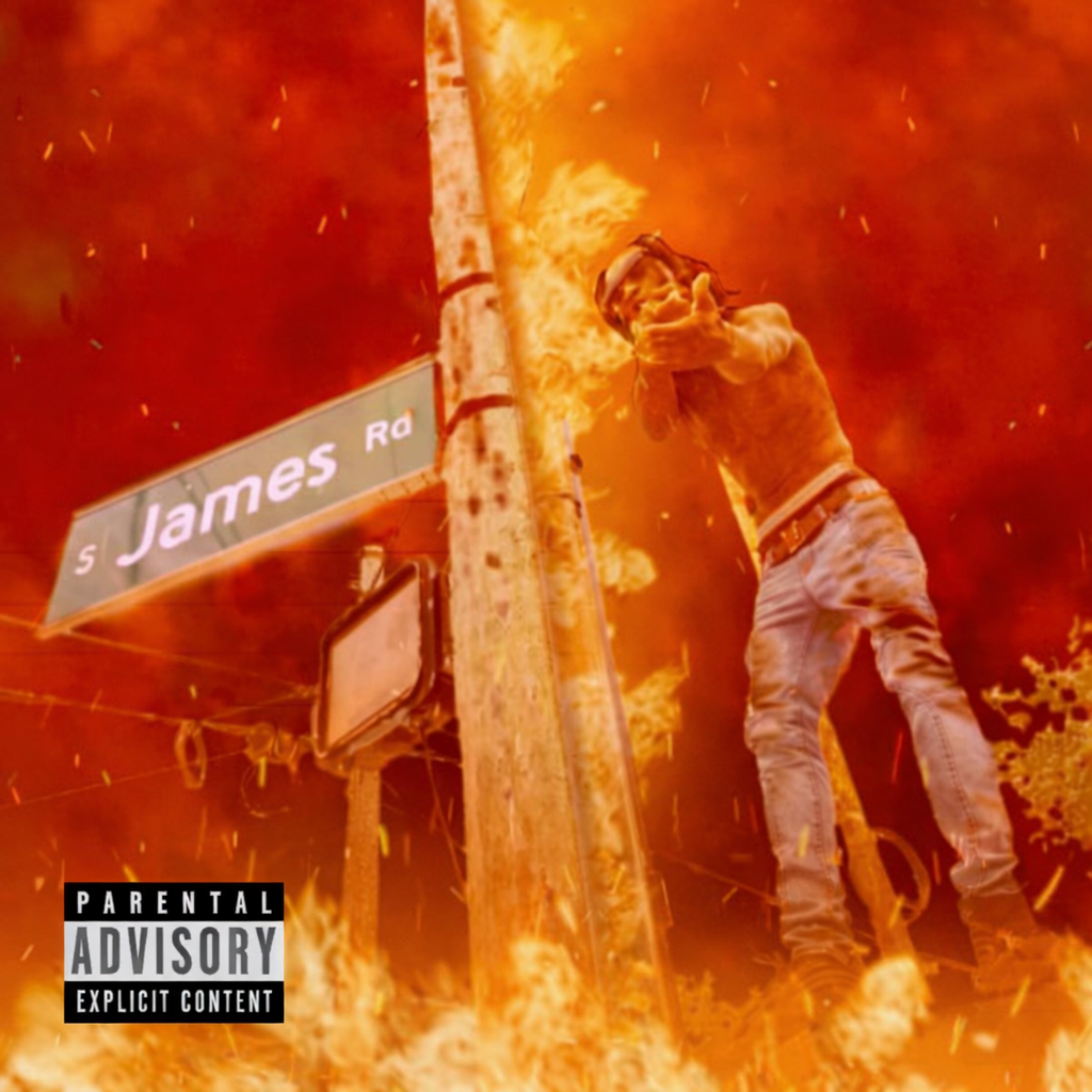 James On Flames artwork