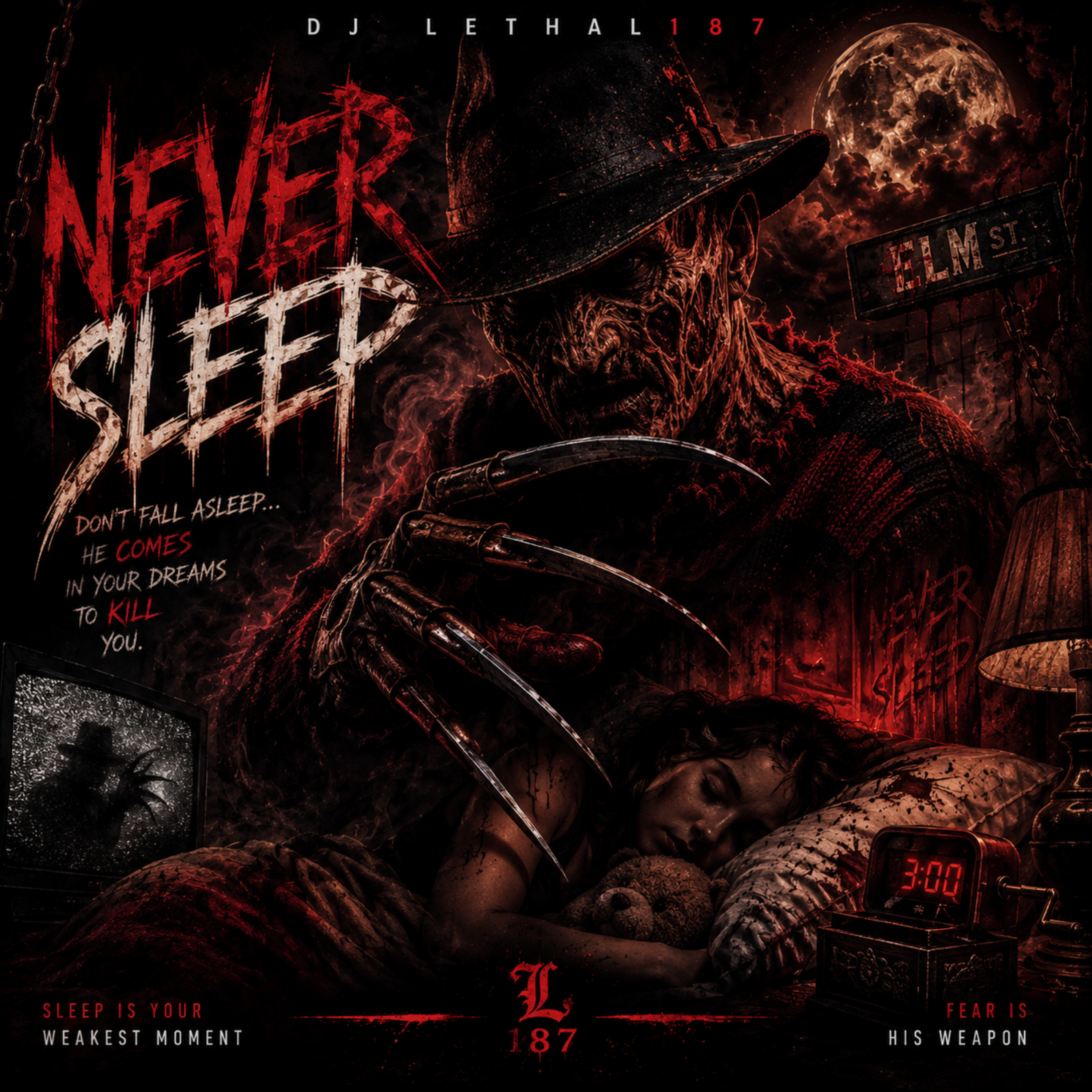 Never Sleep by DJ Lethal187 cover art