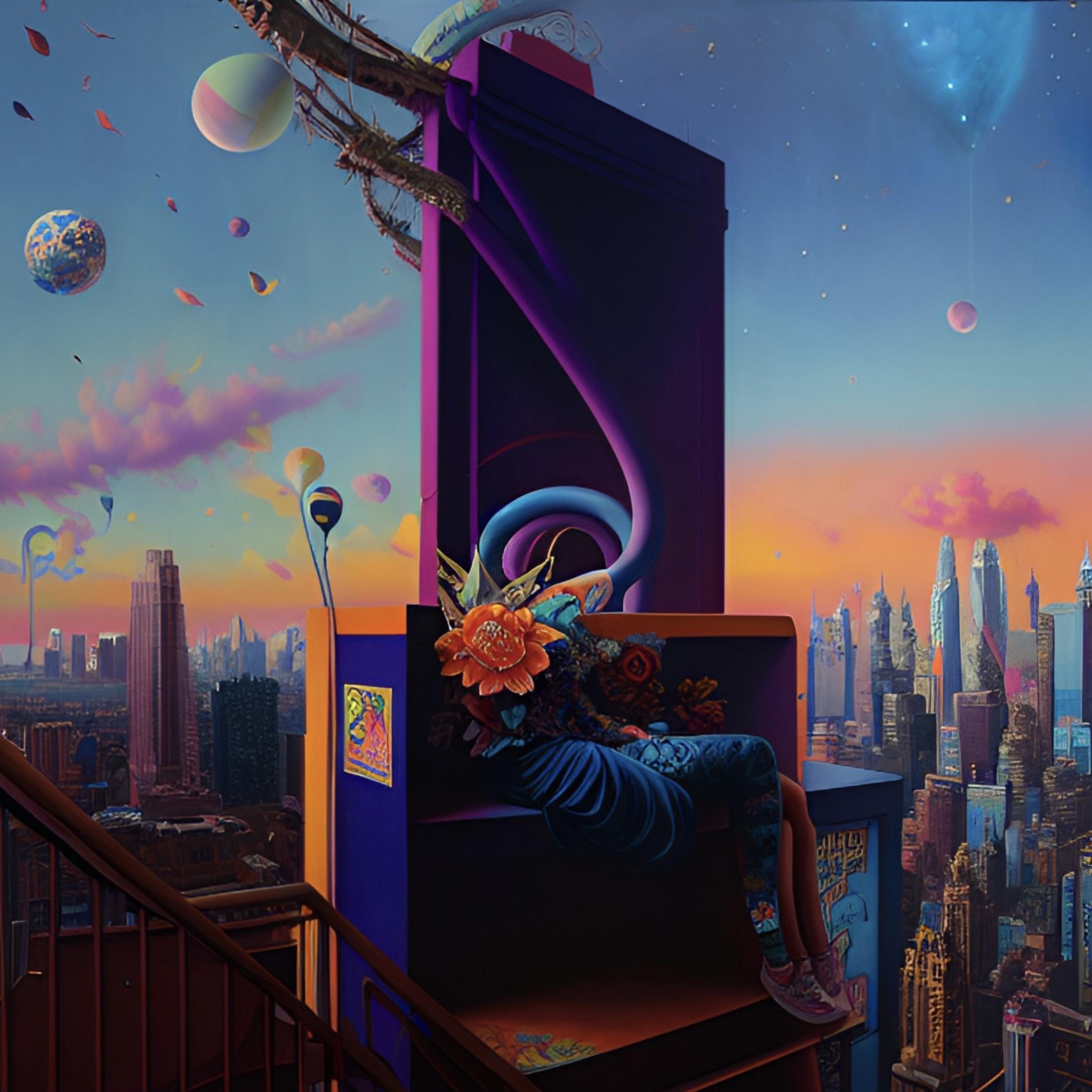 Penthouse in New York artwork