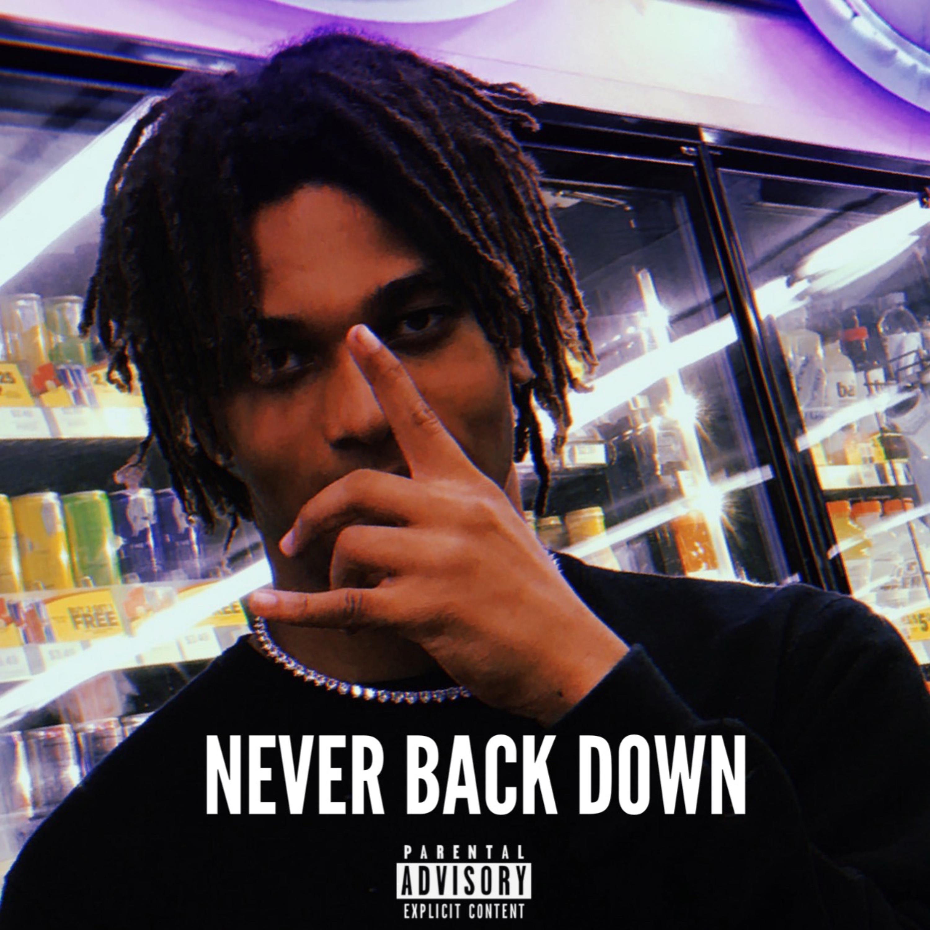 NEVER BACK DOWN by GB Zizzy cover art